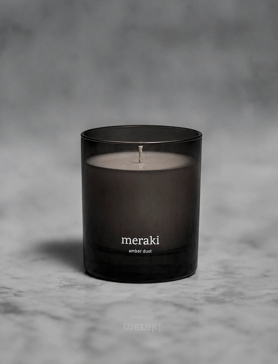 meraki - Scented candle, Amber Dust, 200 g - brown - 0