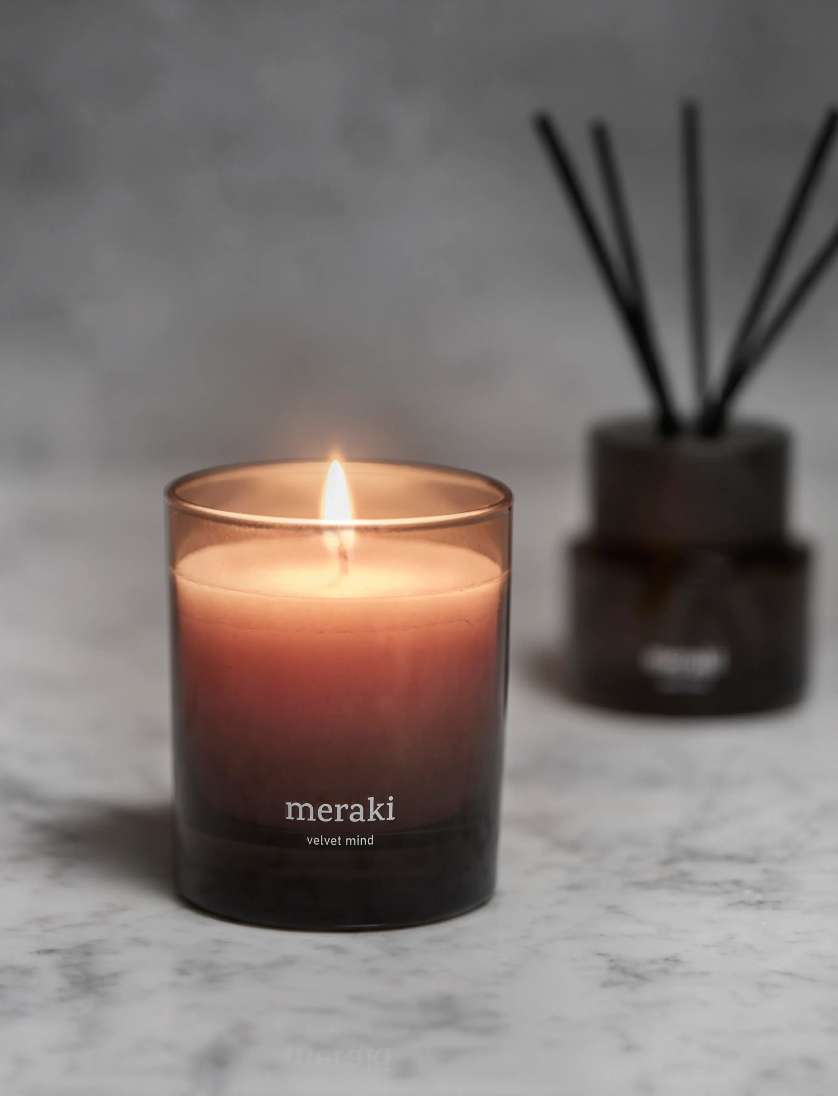 meraki - Scented candle, Velvet Mind, 200 g - under 200 kr - brown - 2