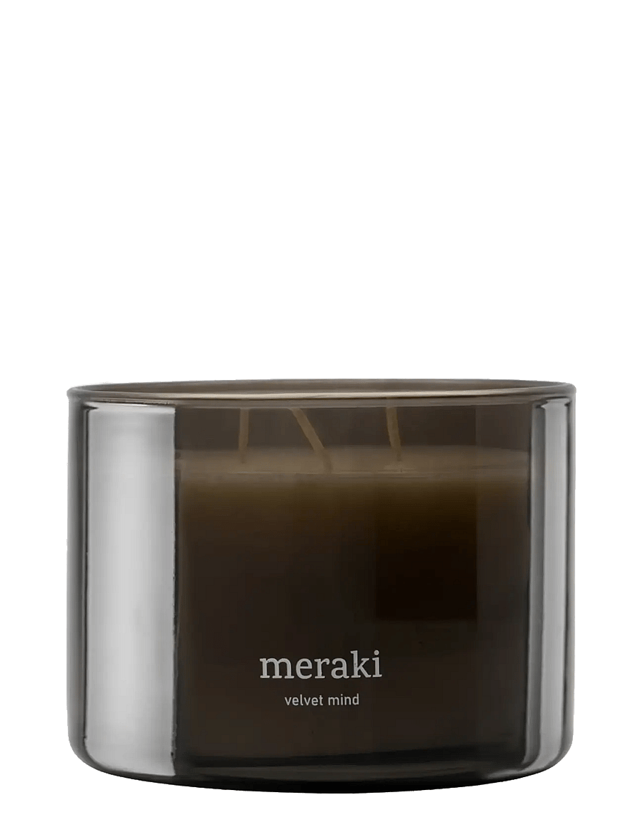 meraki - Scented candle, Velvet Mind, 340 g - brown - 1