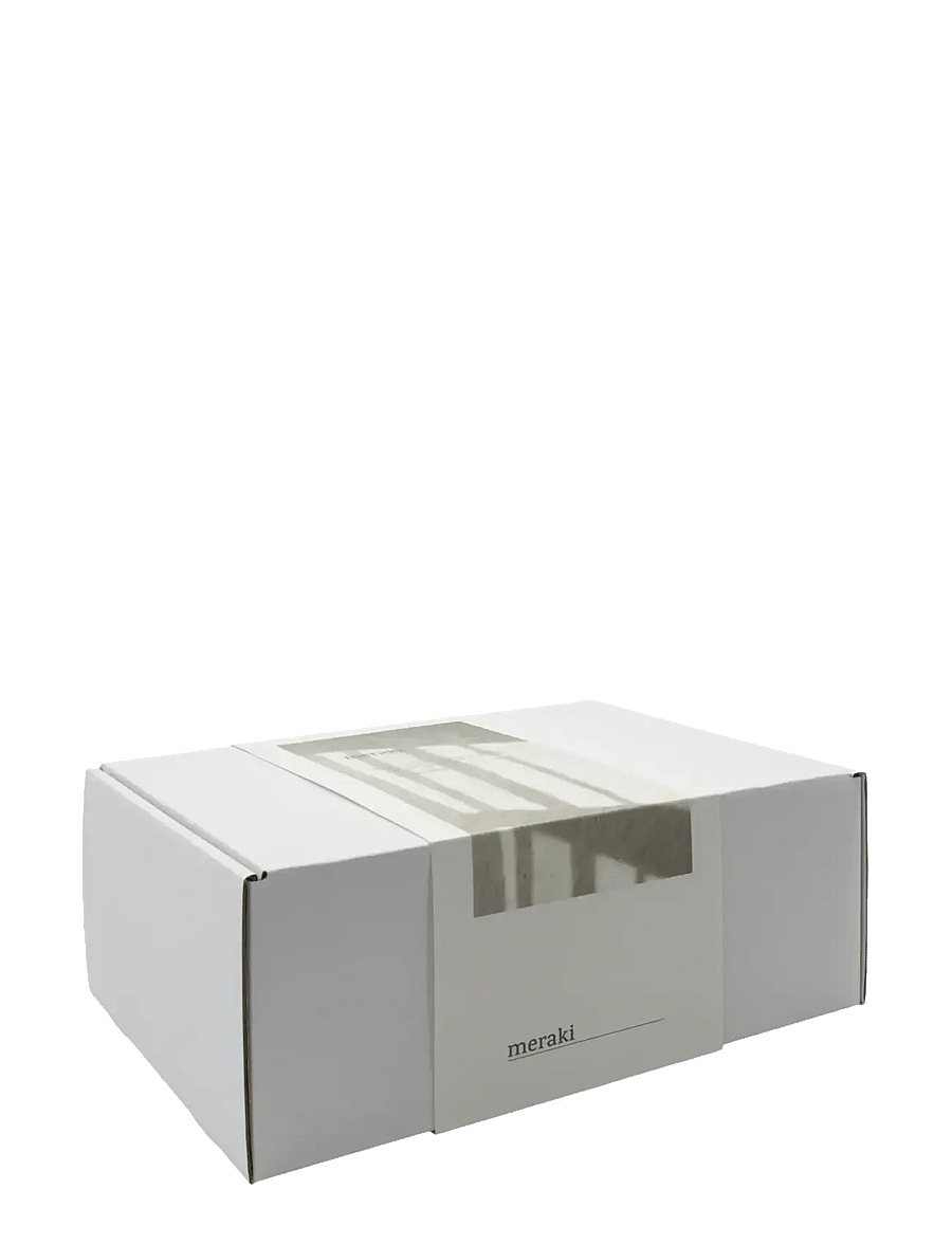 meraki - Gift box, Basket + Dish Cloth, Beig - white - 2