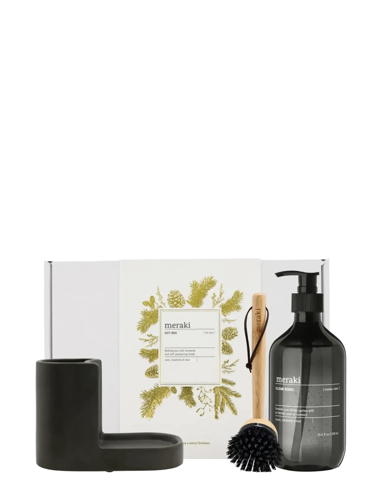meraki Gift boxCH, Dark Grey Holder + Natu - Vaata kõiki - WHITE / grey