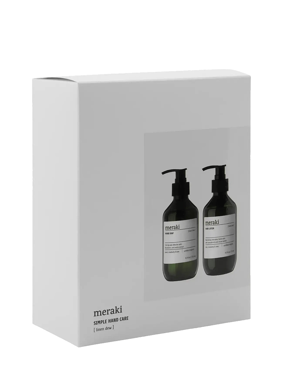 meraki - Gift box, Linen Dew, Simple Hand Care, 275|275 ml|ml - giftset - white - 2