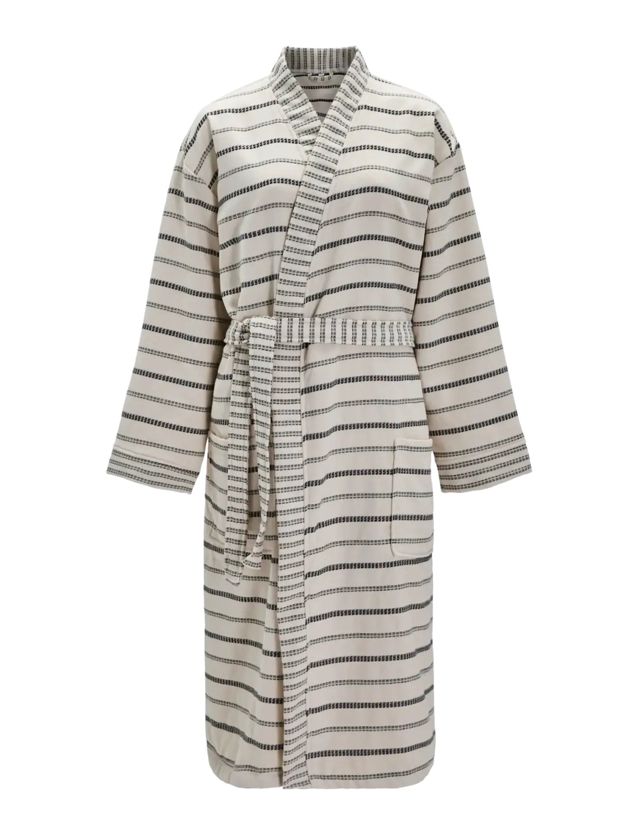 meraki Bath robe, MKTrue L/XL, Off-white, Black - Kylpytakit - WHITE / white
