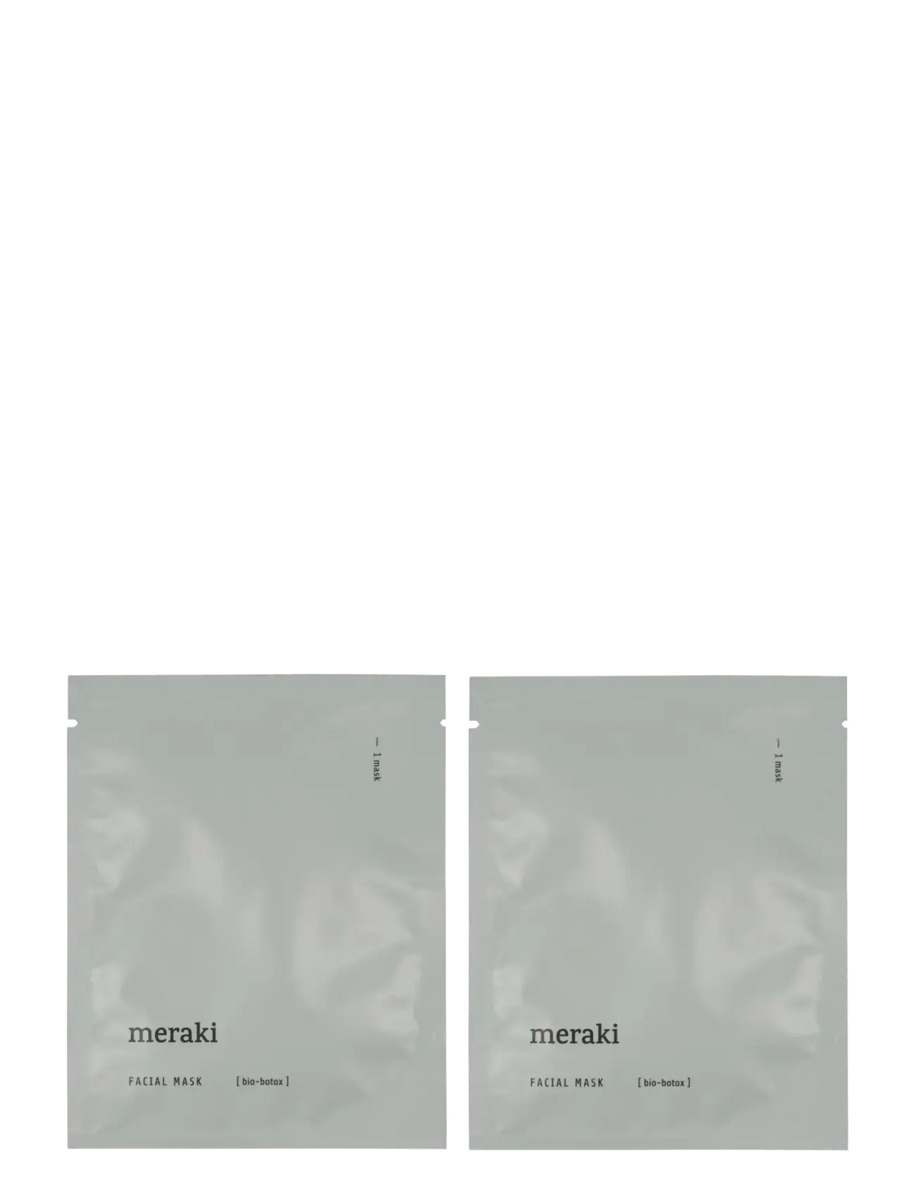 meraki Face mask, 2-pack Bio-Botox, 22|22 - Nägu - WHITE / white