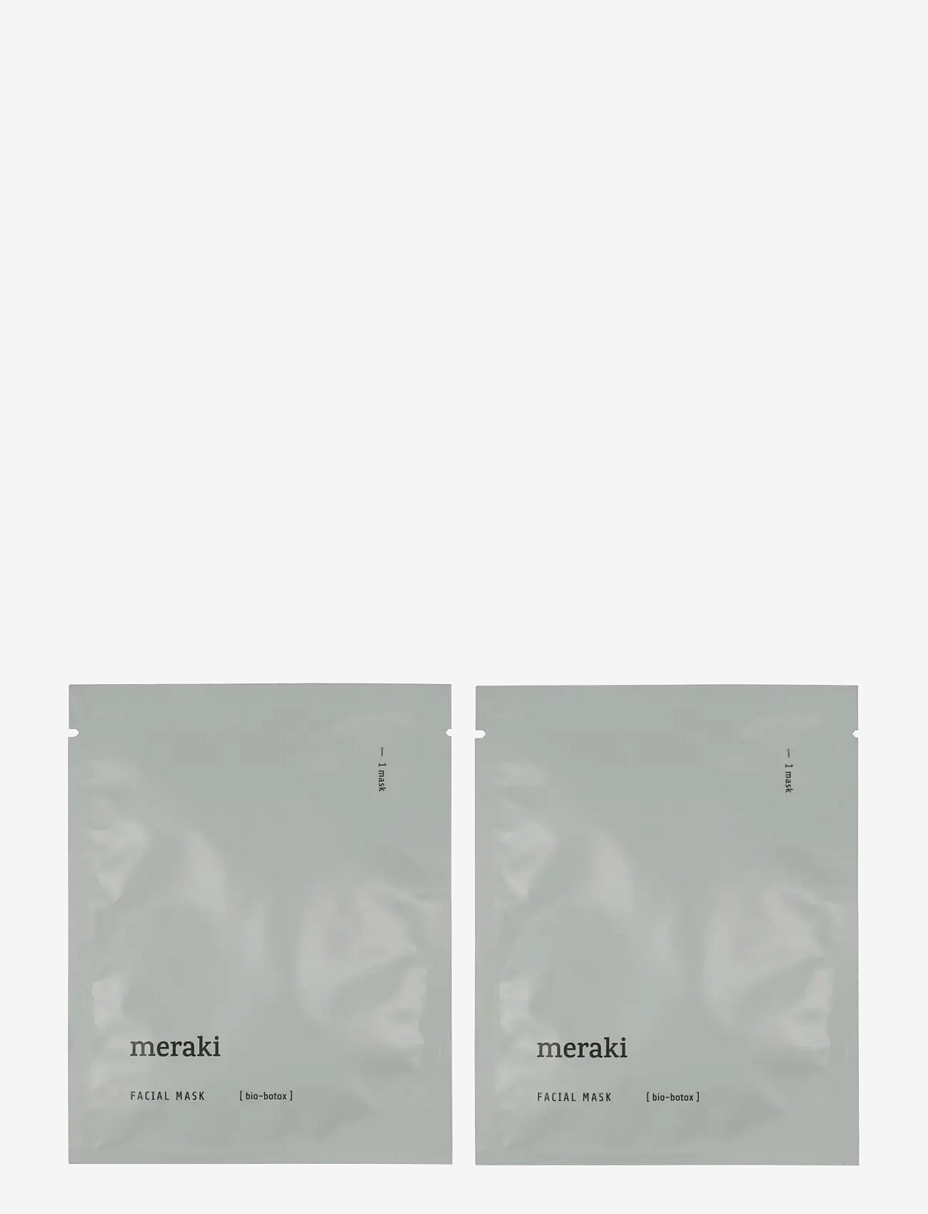 meraki Face Mask, 2-Pack Bio-Botox, 22|22 - White - ONE SIZE
