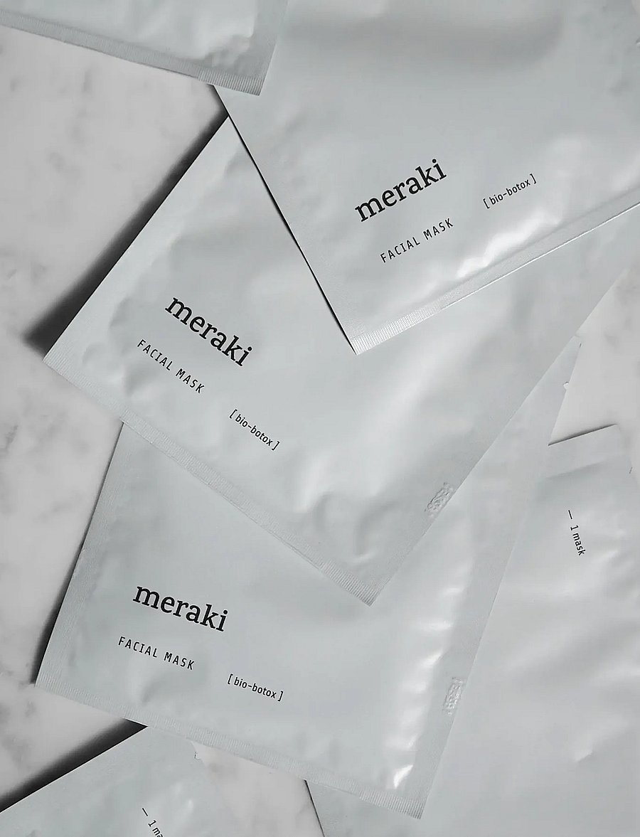 meraki - Face mask, 2-pack Bio-Botox, 22|22 - white - 0