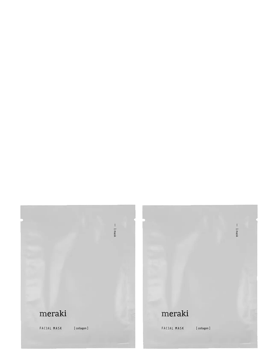 meraki - Face mask, 2-pack Collagen, 22|22 m - white - 1