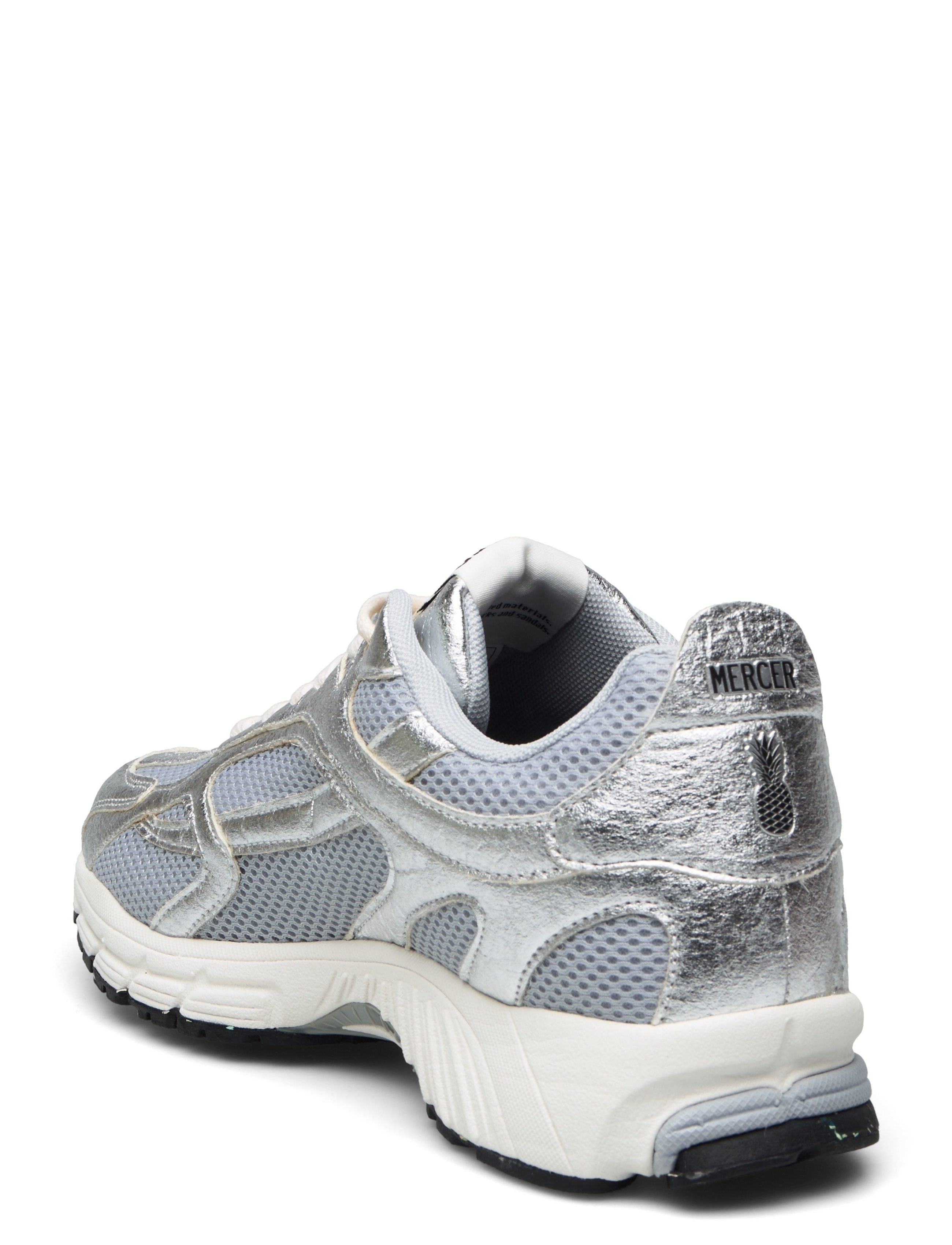Mercer Amsterdam - The Re-Run Pineapple - low tops - silver - 2