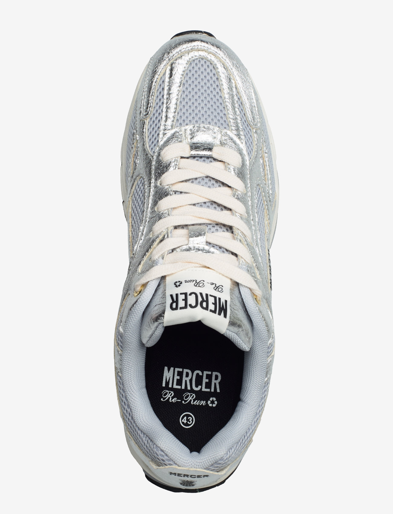 Mercer Amsterdam - The Re-Run Pineapple - lave sneakers - silver - 3
