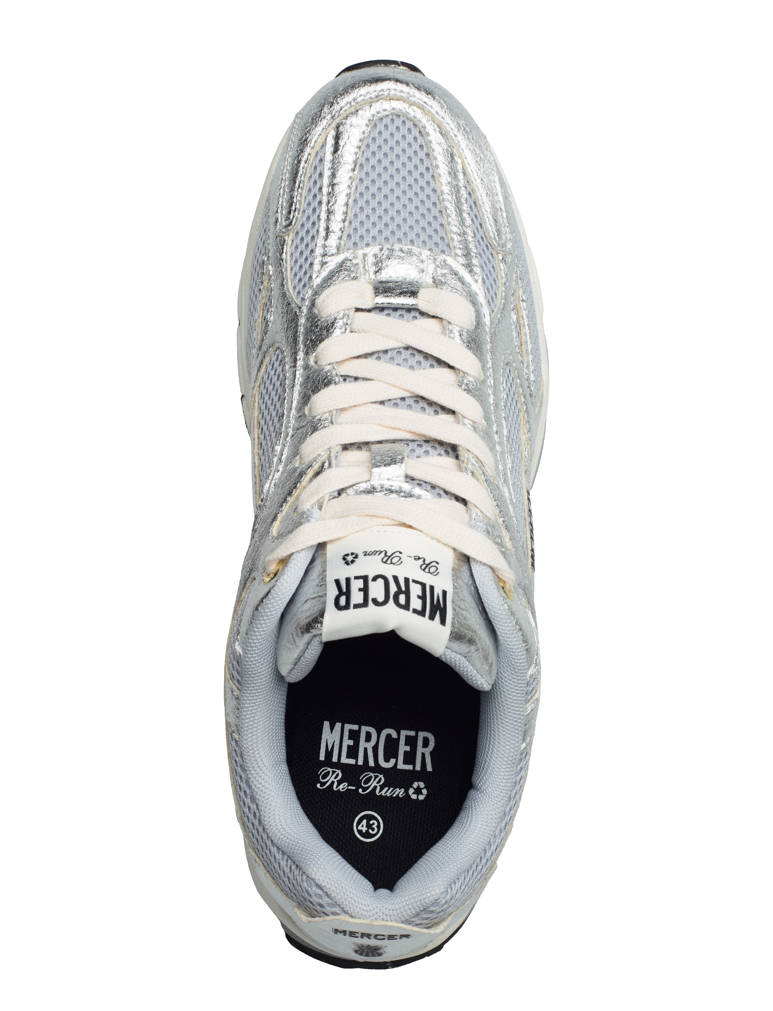 Mercer Amsterdam - The Re-Run Pineapple - low tops - silver - 3