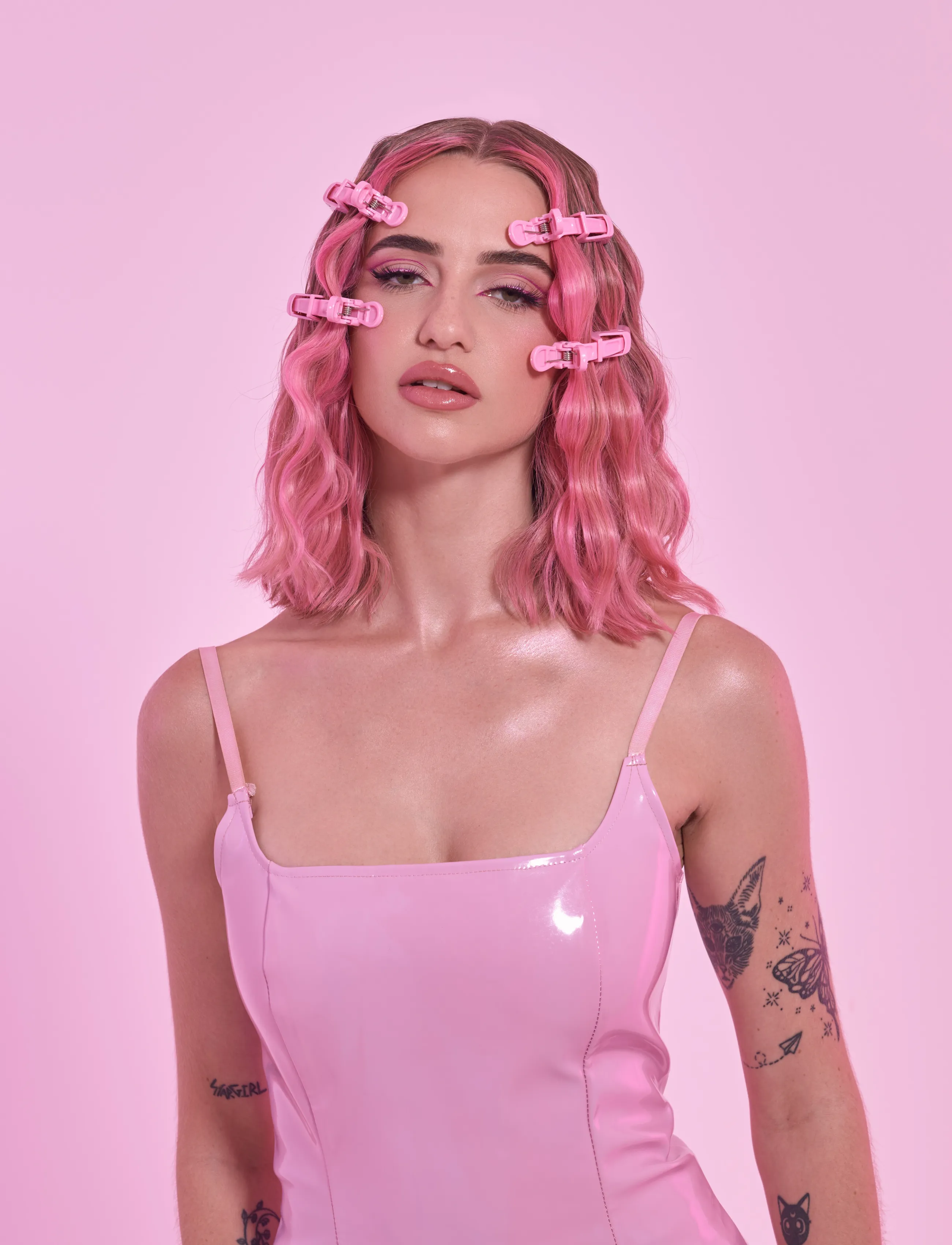 Mermade Hair Grip Clips, One Size, Pink, Hårtilbehør > Hårnåle, Dame