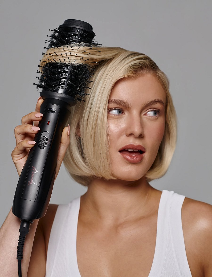 Mermade Hair - BLOW DRY BRUSH BLACK - black - 0