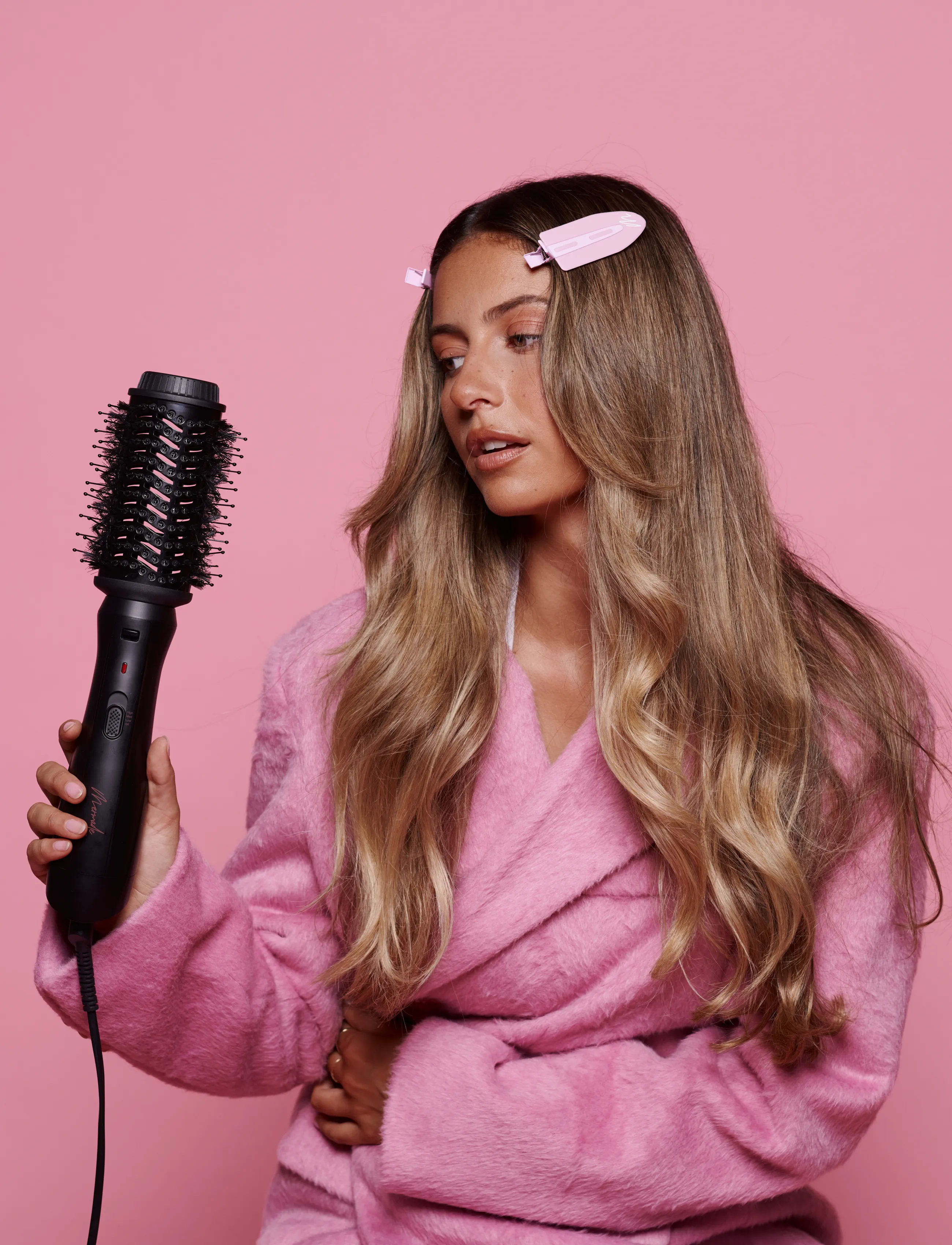 Mermade Hair - BLOW DRY BRUSH BLACK - black - 2
