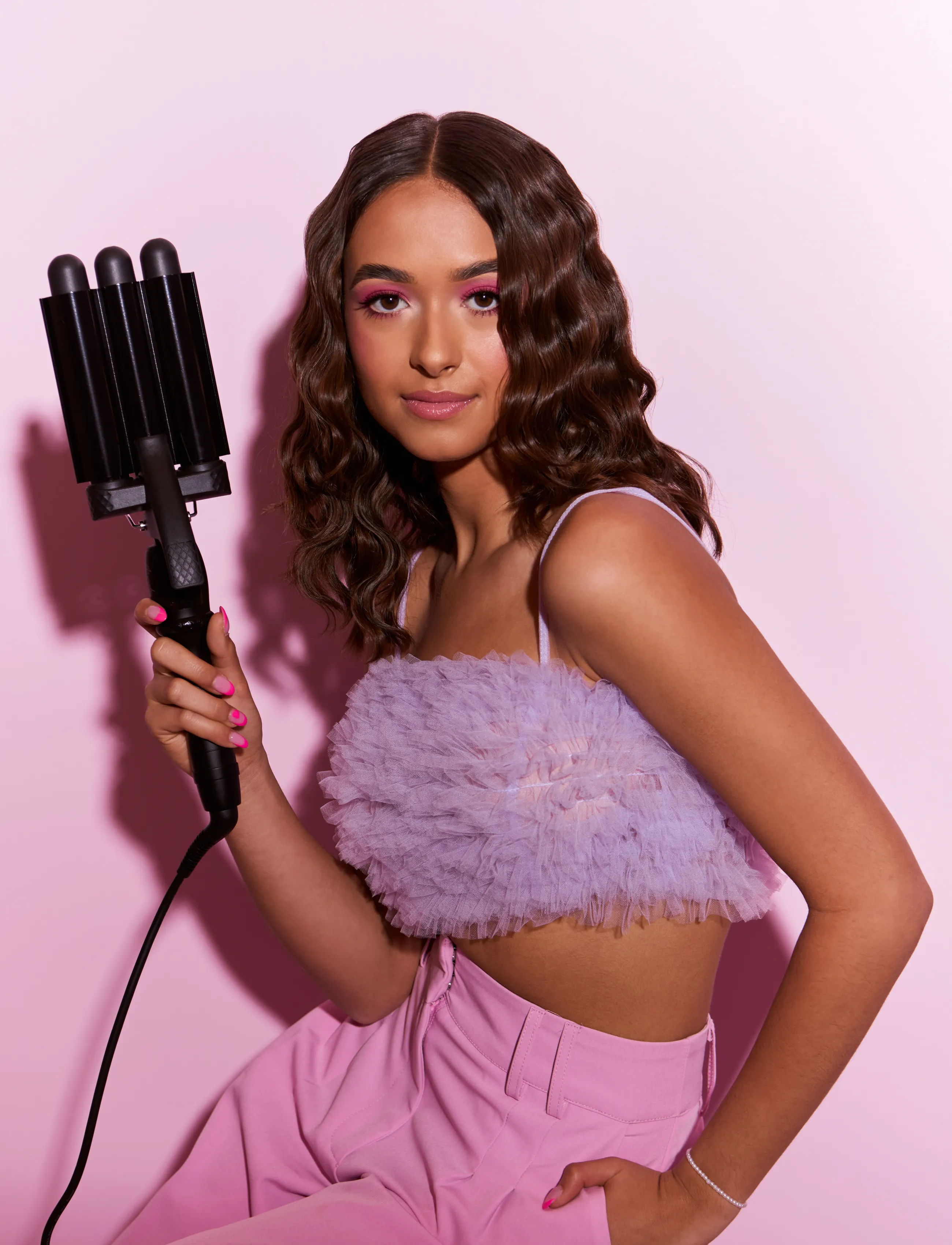 Mermade Hair - Pro Waver 32mm - Black - black - 4