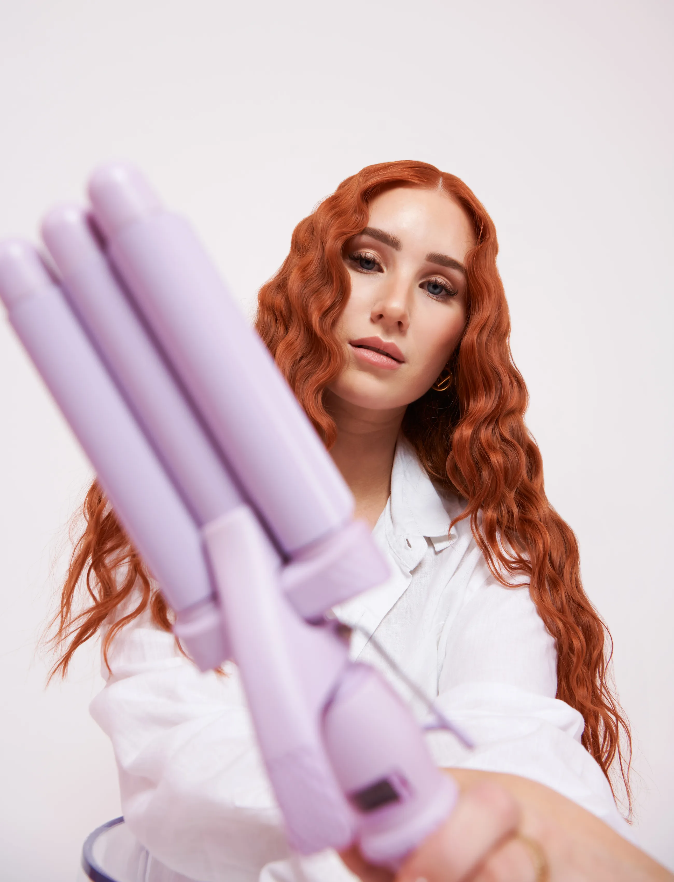 Mermade Hair - Cutie Waver 22mm - Lilac - lokitangid - lilac - 4