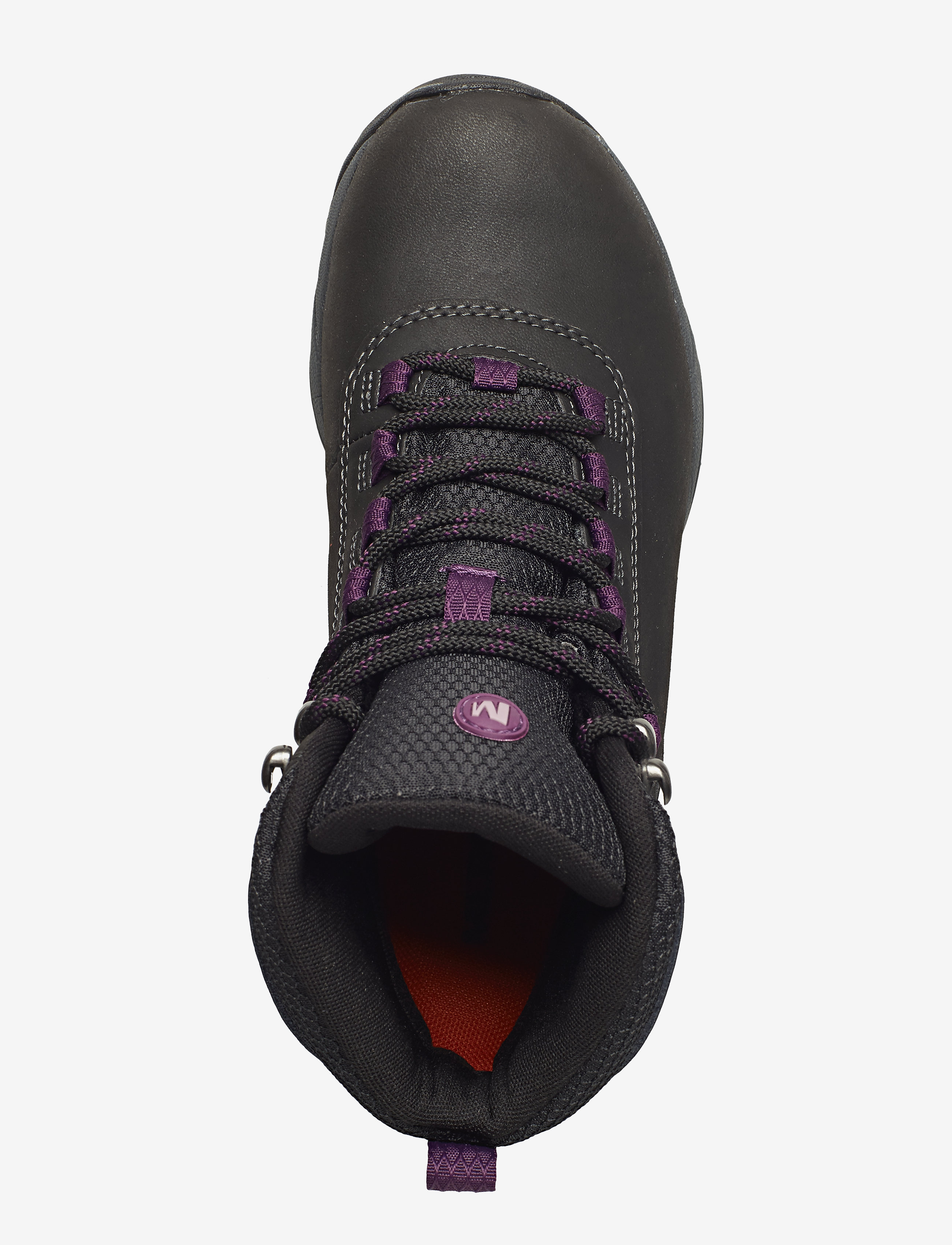 Merrell - Vego Mid LTHR WTPF - vandringsskor - black/gloxinia - 3