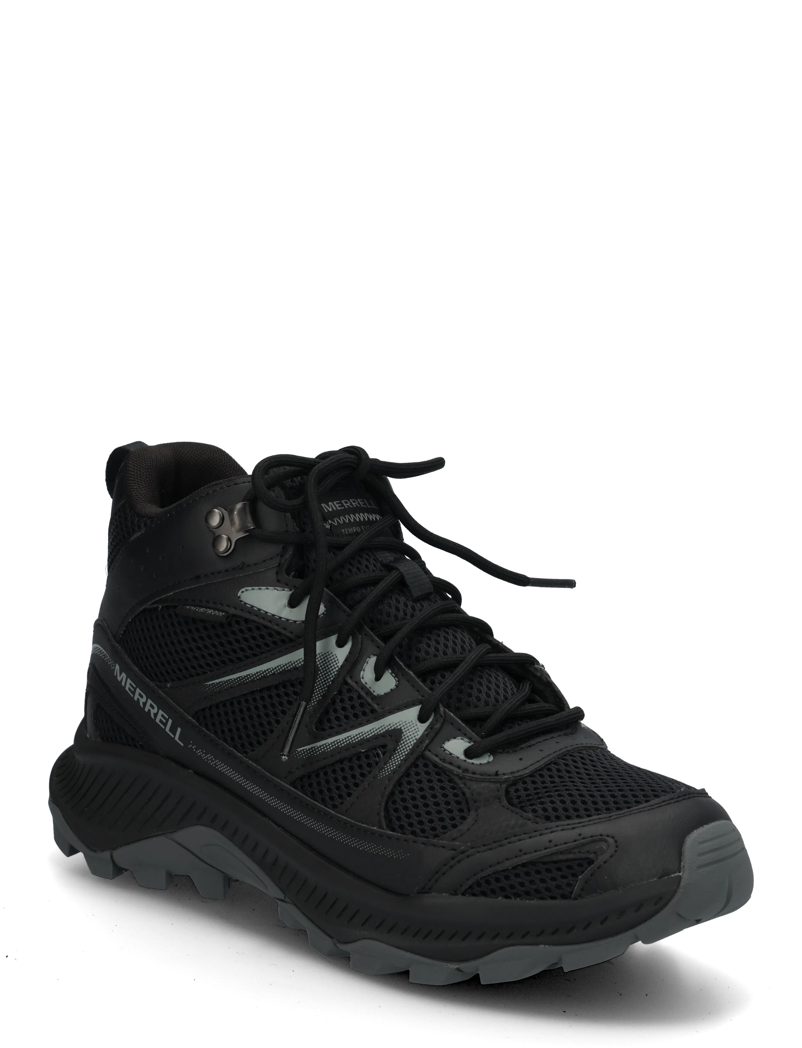Merrell Men's Tempo Exp Mid WP - Black/Allo - Shoes - BLACK/ALLOY / black