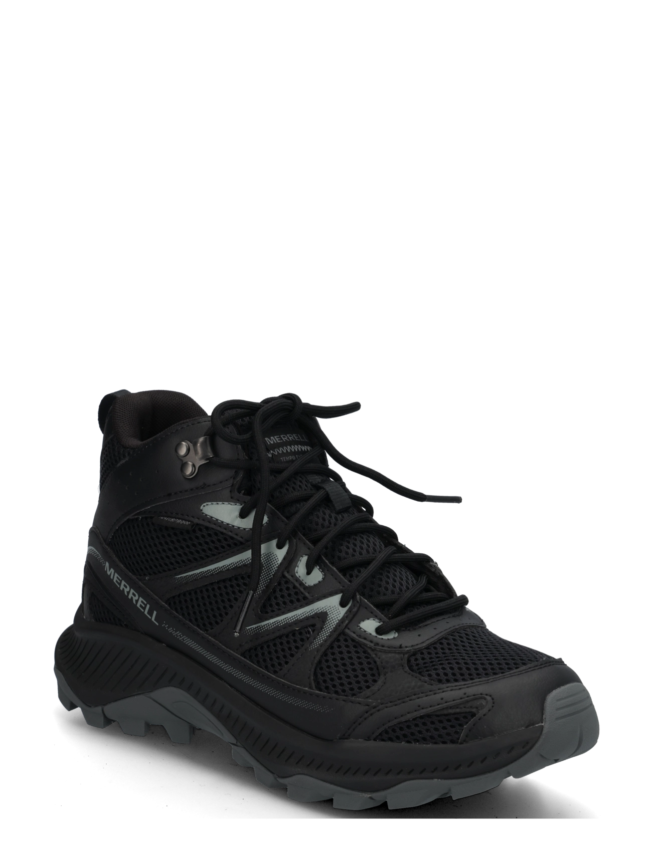 Merrell Men's Tempo Exp Mid WP - Black/Allo - Schuhe - BLACK/ALLOY / black