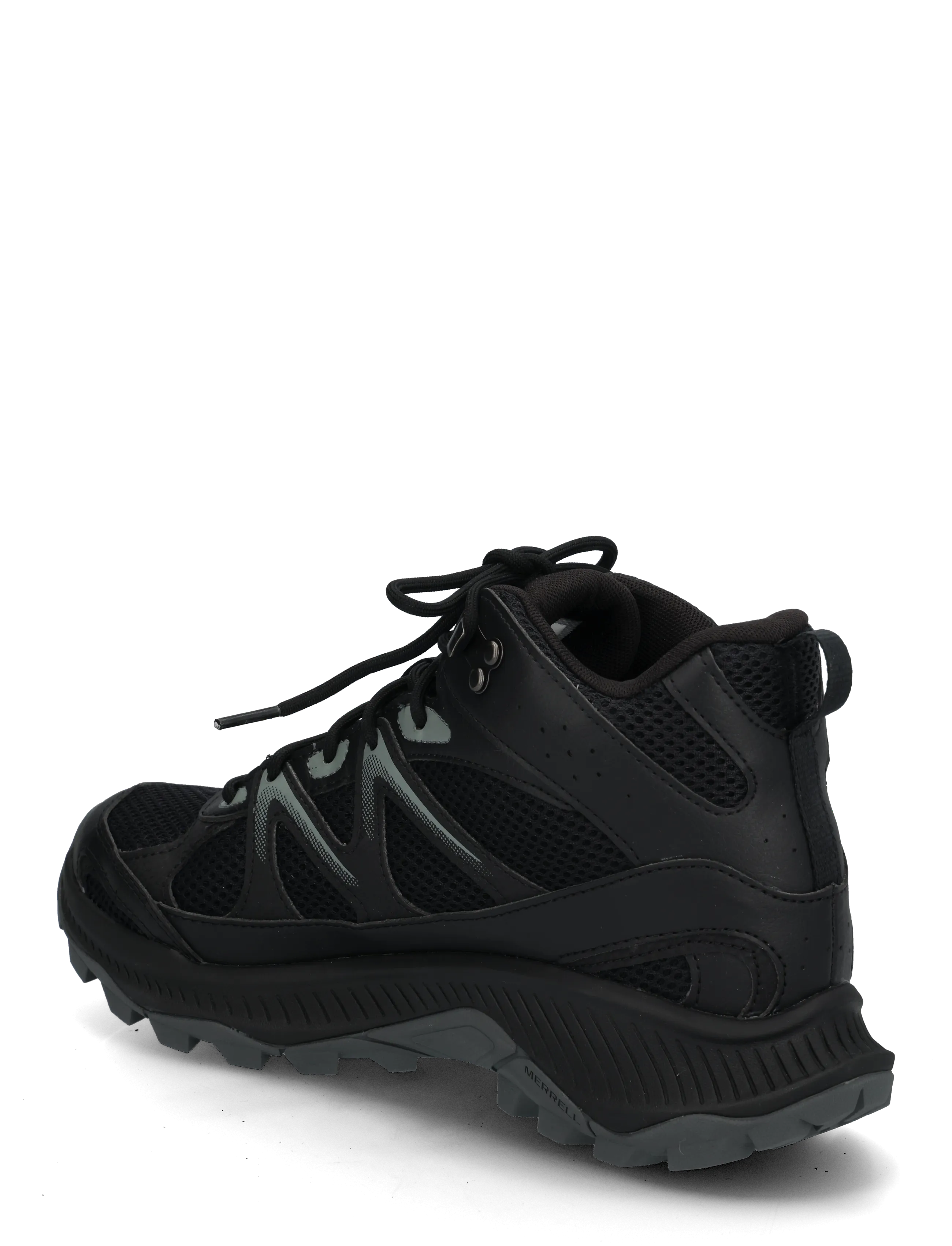 Merrell - Men's Tempo Exp Mid WP - Black/Allo - hiking shoes - black/alloy - 1