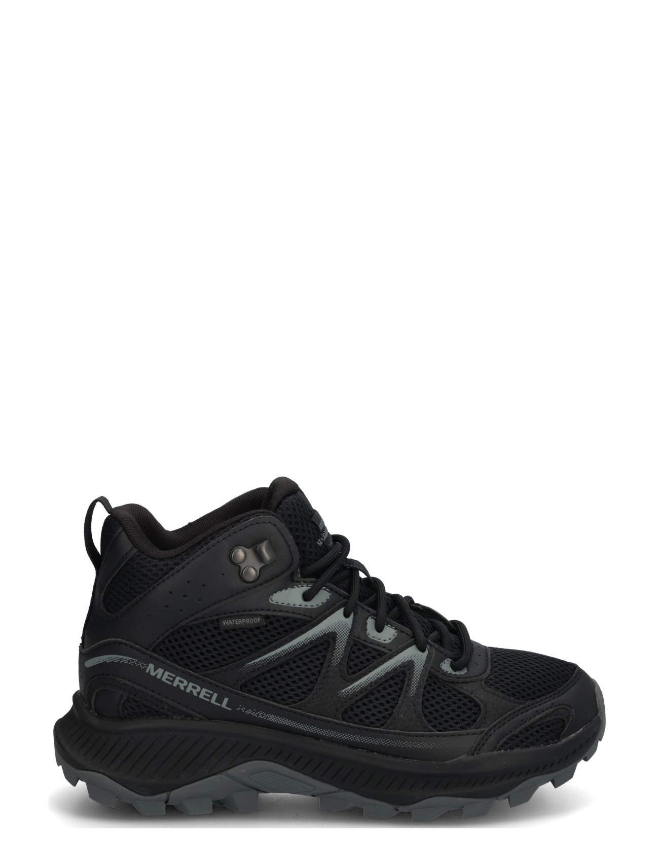 Merrell - Women's Tempo EXP Mid WP - Black/Al - vandringsskor - black/alloy - 2