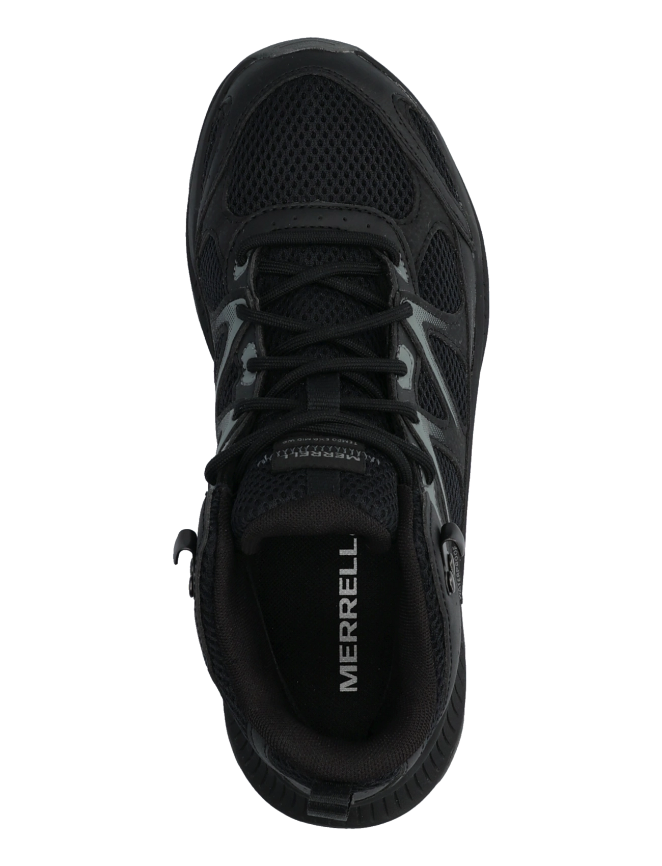Merrell - Women's Tempo EXP Mid WP - Black/Al - vandringsskor - black/alloy - 3