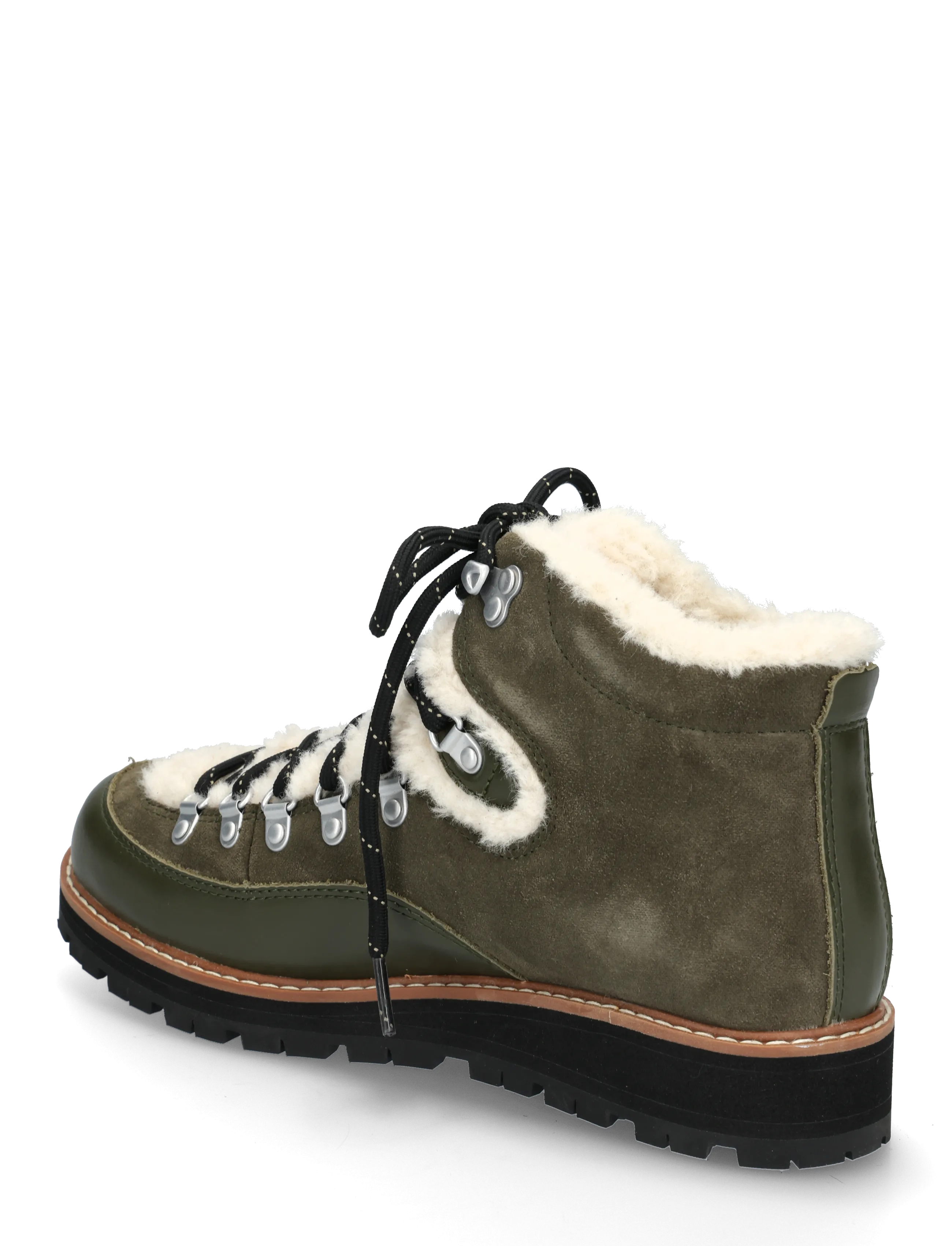 Merrell - Women's Sugarloaf Mid Lace Cozy WP - Dark Moss - vinterkängor - dark moss - 1