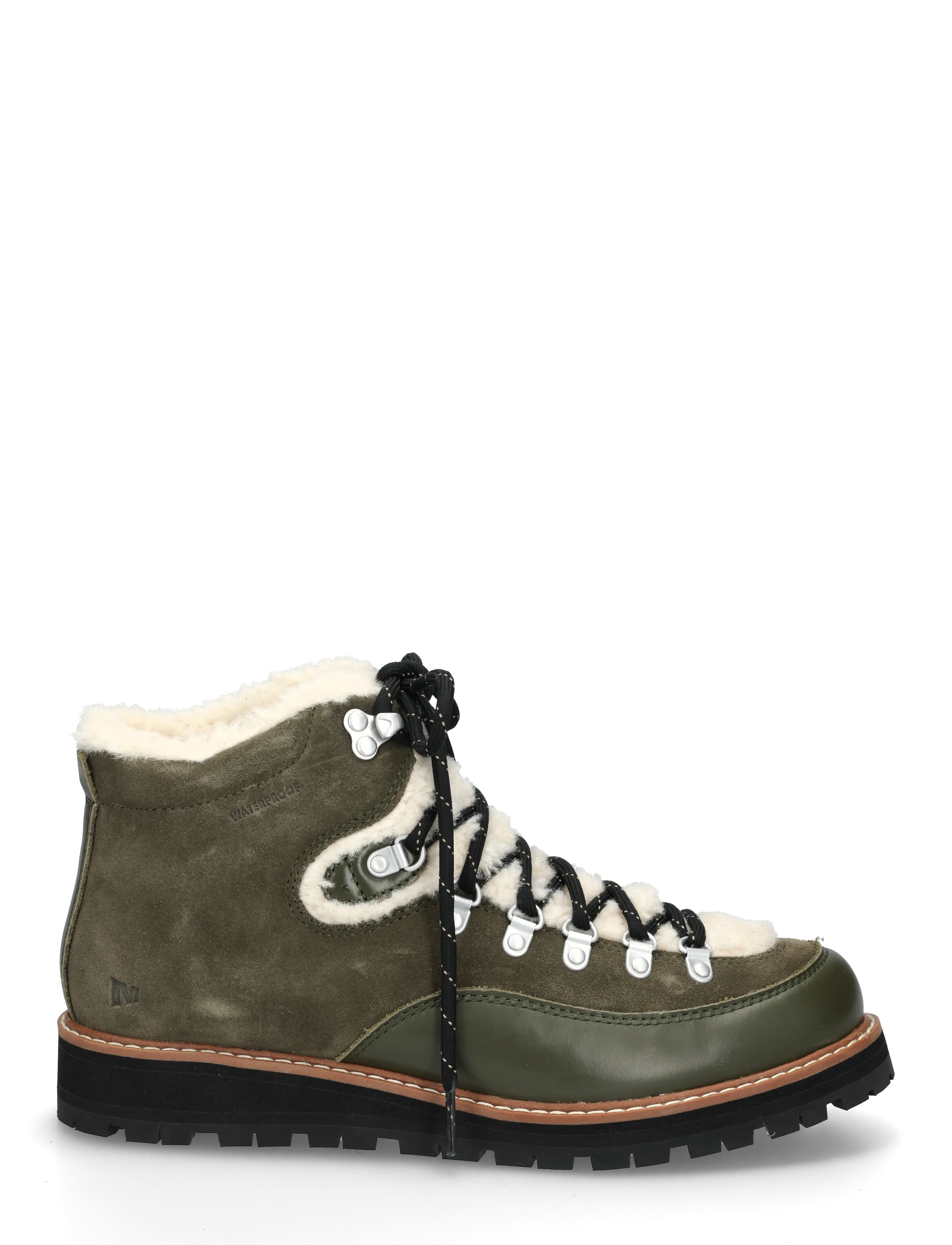 Merrell - Women's Sugarloaf Mid Lace Cozy WP - Dark Moss - vinterkängor - dark moss - 2