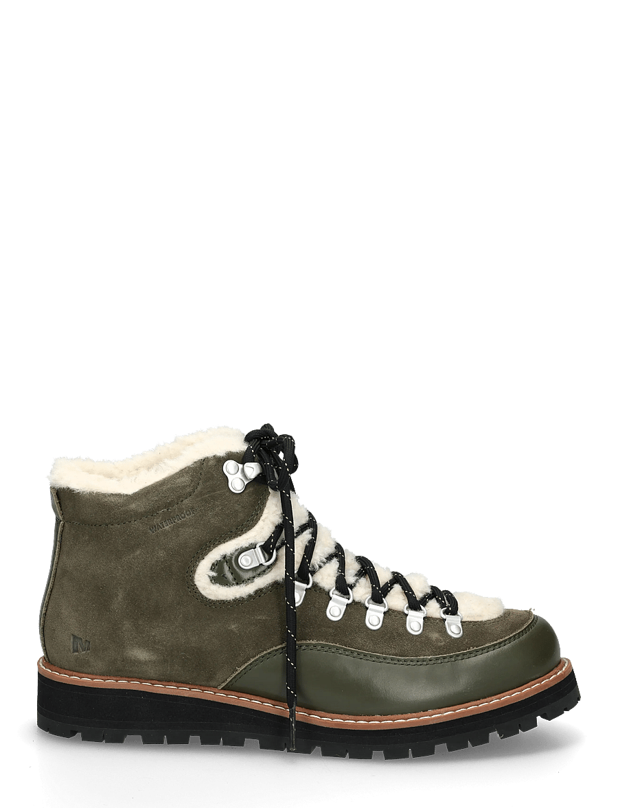 Merrell - Women's Sugarloaf Mid Lace Cozy WP - Dark Moss - vinterkängor - dark moss - 2
