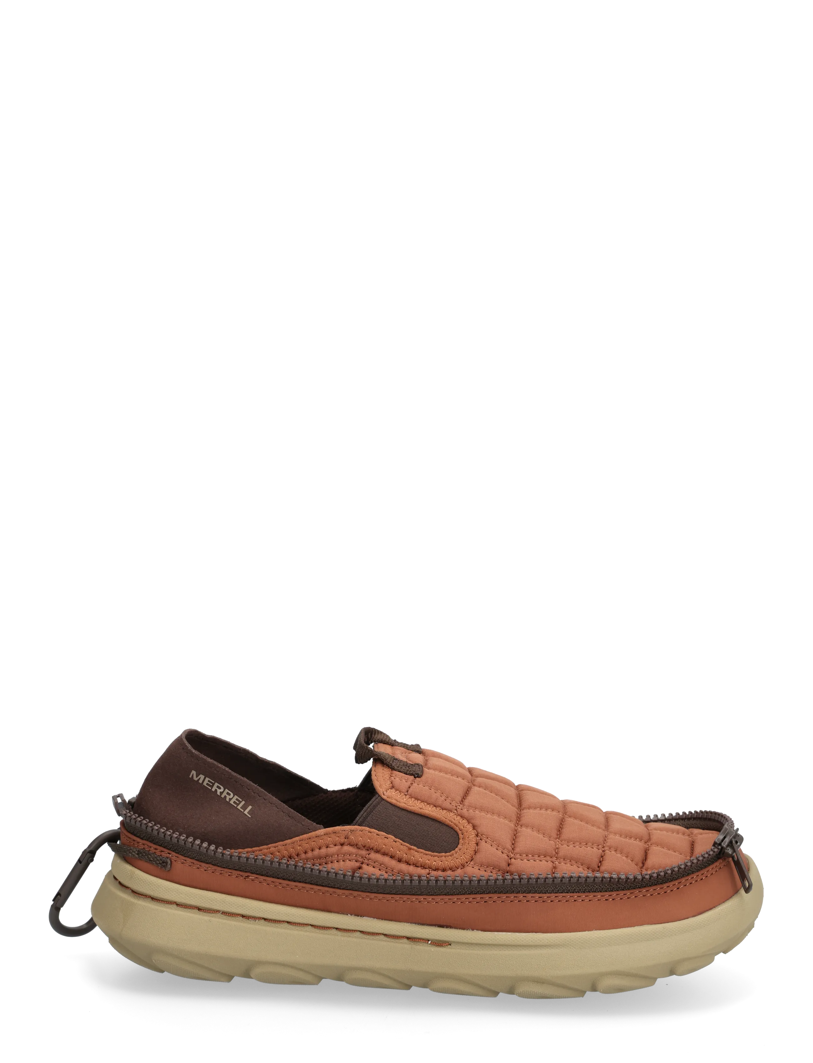Merrell - Men's Hut Moc 2 Packable - Nutshell - matka- ja kõndimisjalatsid - brown - 1