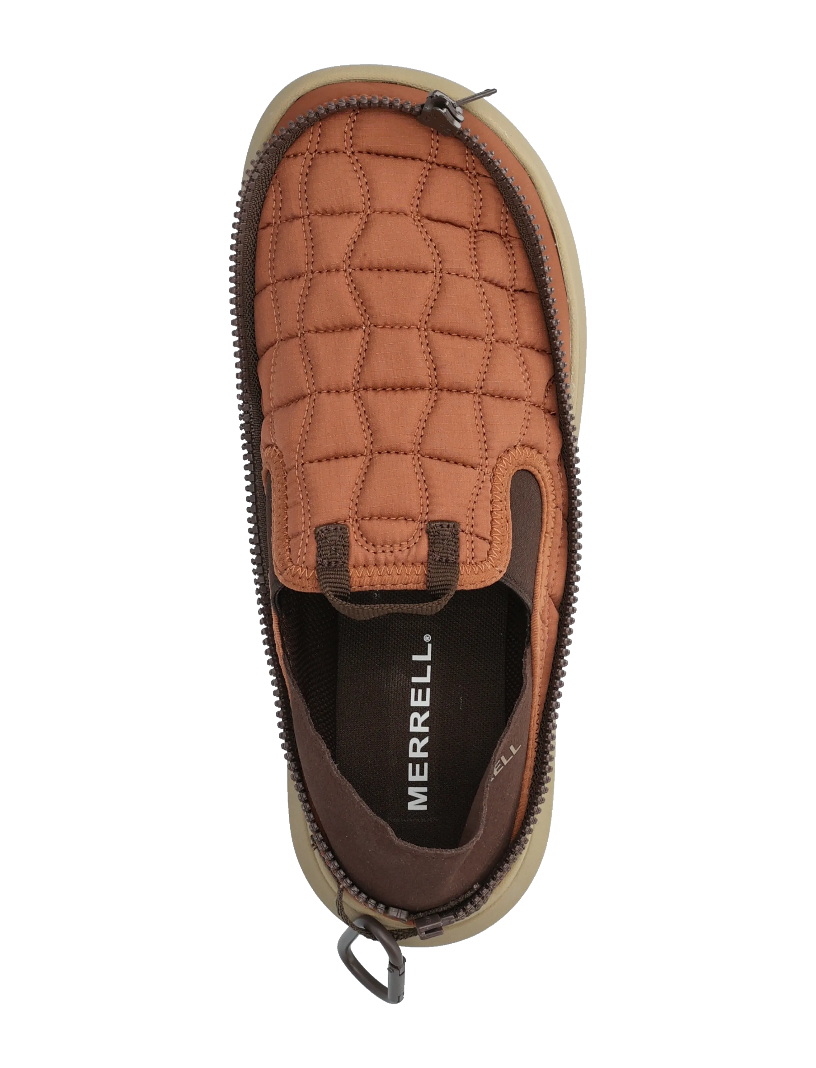 Merrell - Men's Hut Moc 2 Packable - Nutshell - matka- ja kõndimisjalatsid - brown - 3