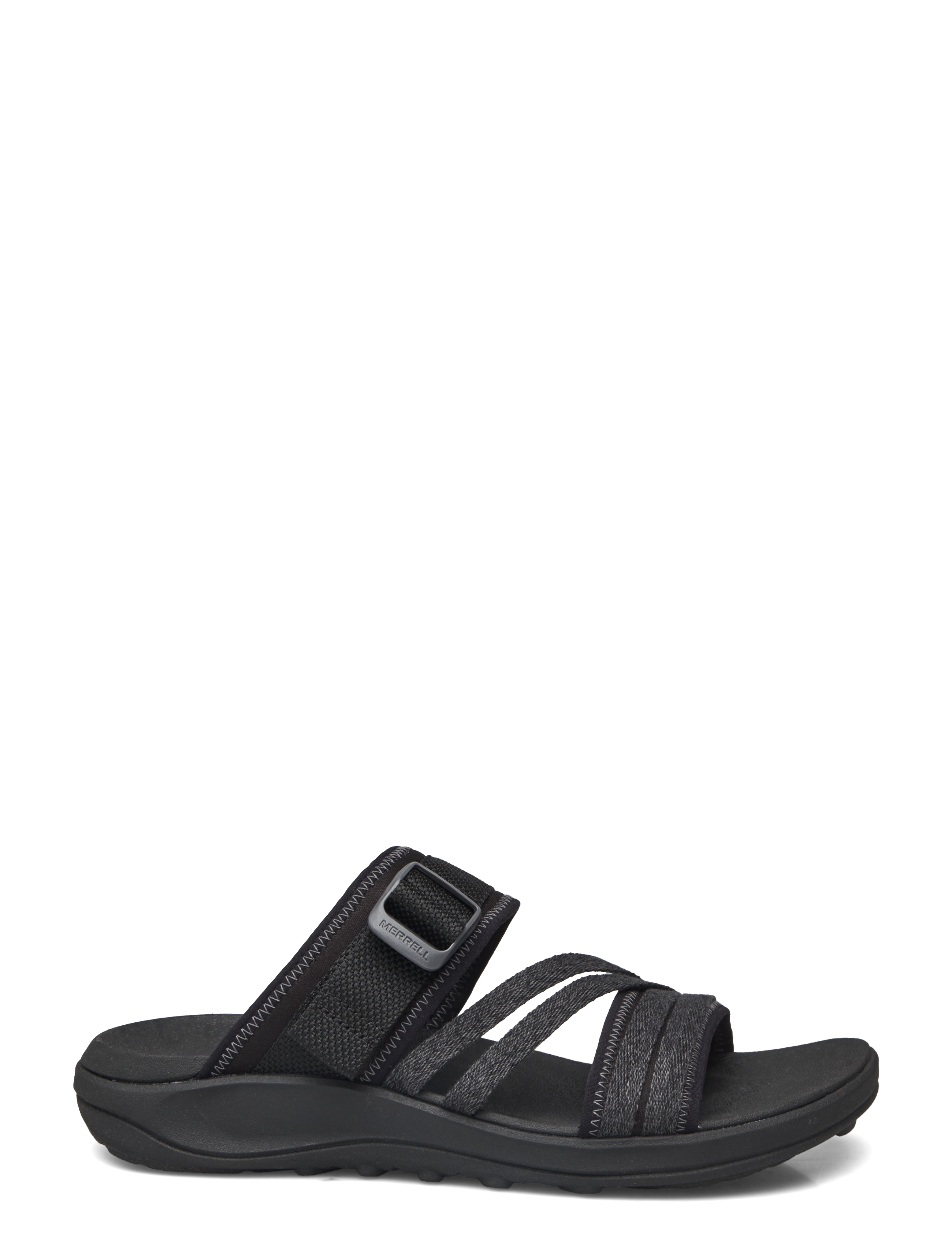 Merrell - Women's District 4 Slide - Black - sandalen en pantoffels - black - 1