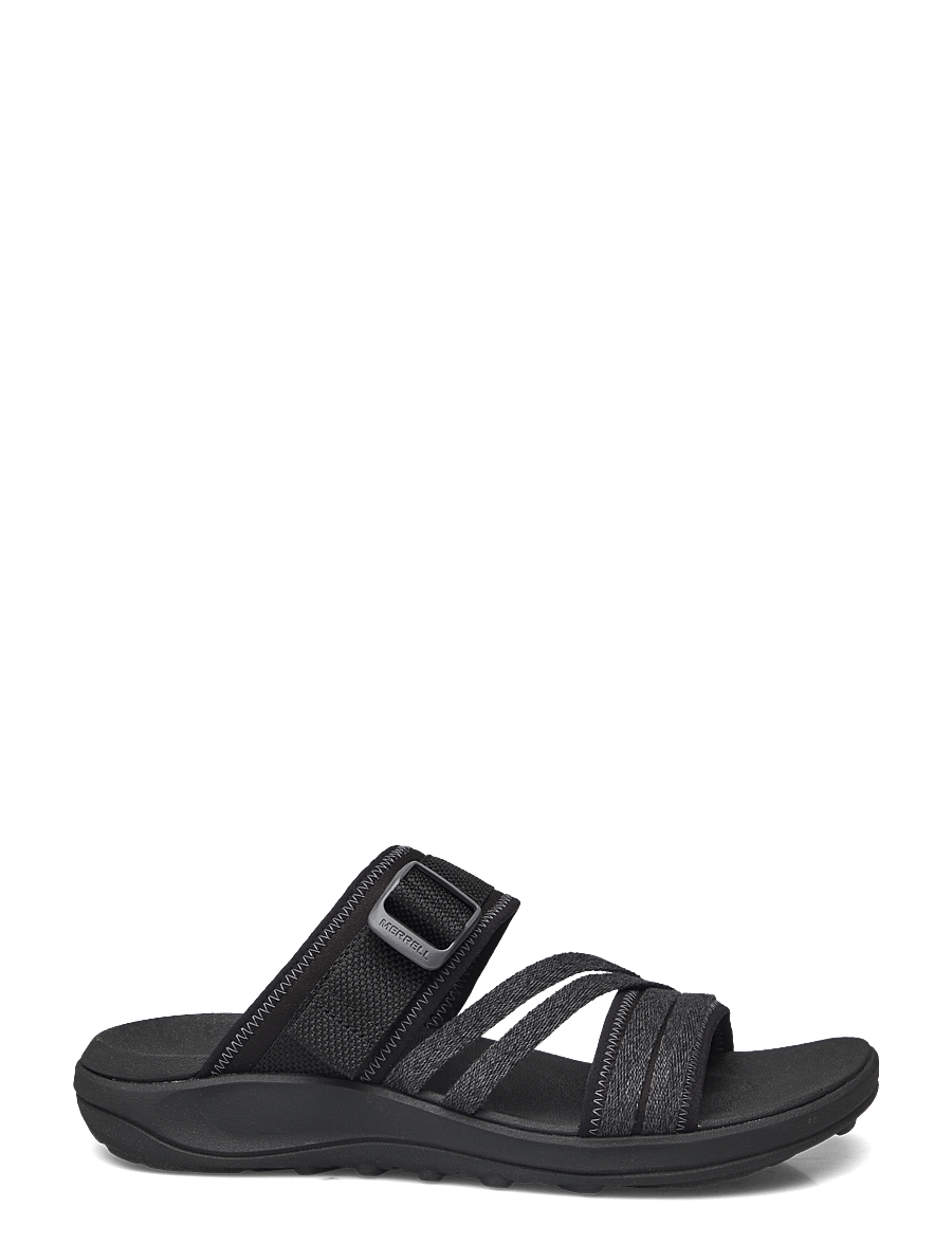 Merrell - Women's District 4 Slide - Black - sandaler og slippers - black - 1