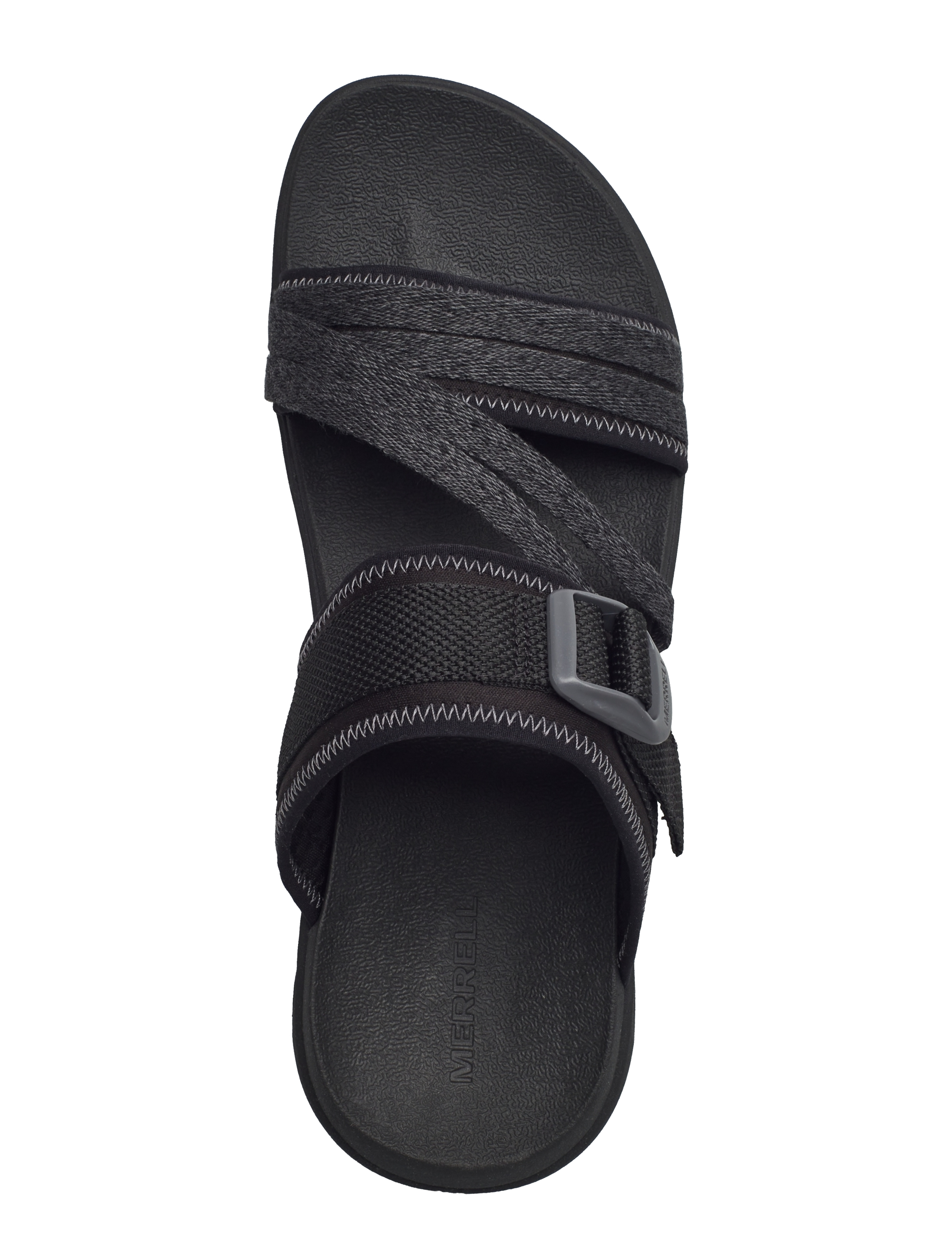Merrell - Women's District 4 Slide - Black - sandalen en pantoffels - black - 3
