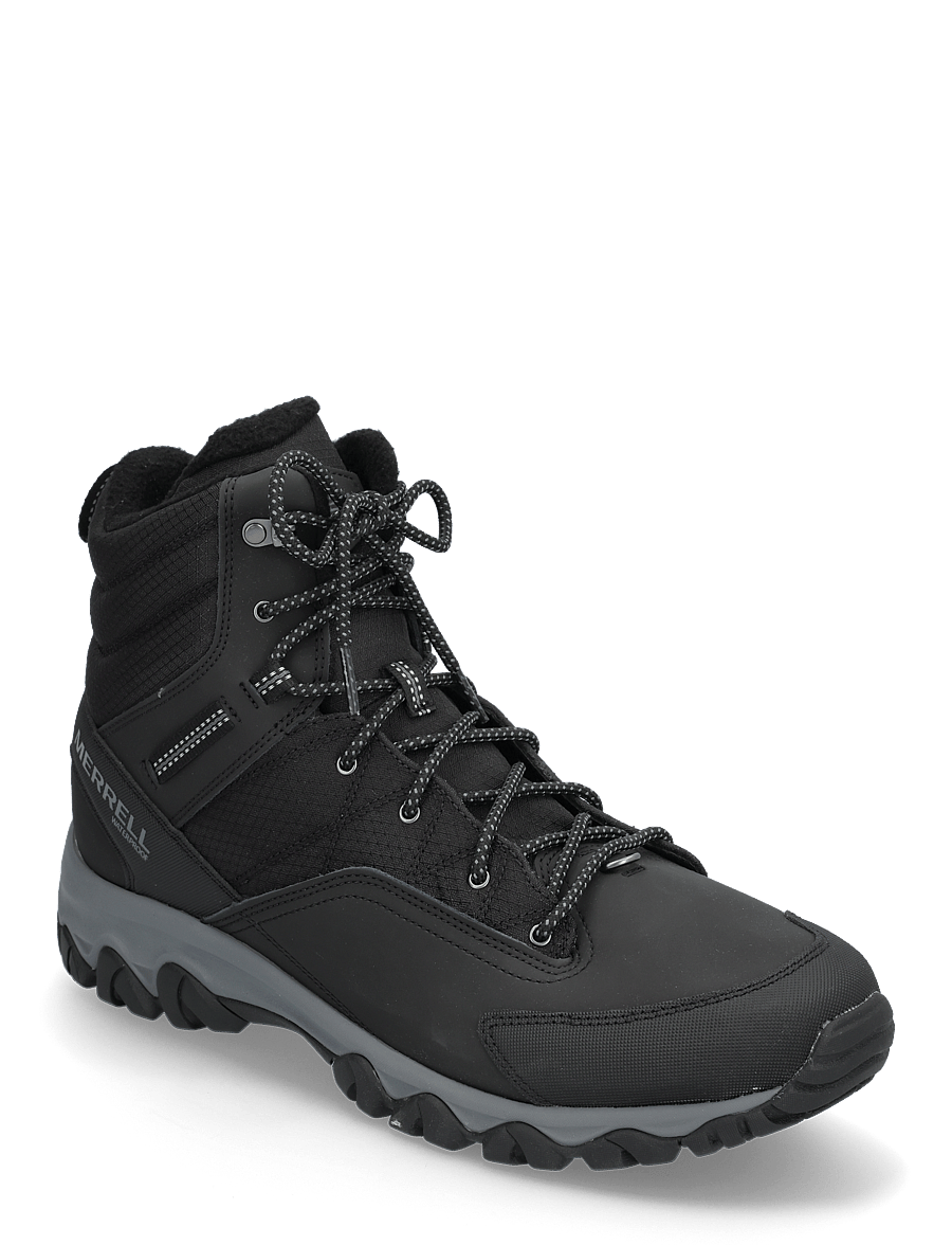 Merrell - Men's Thermo Akita Mid WP - Black - vandringsskor - black - 0