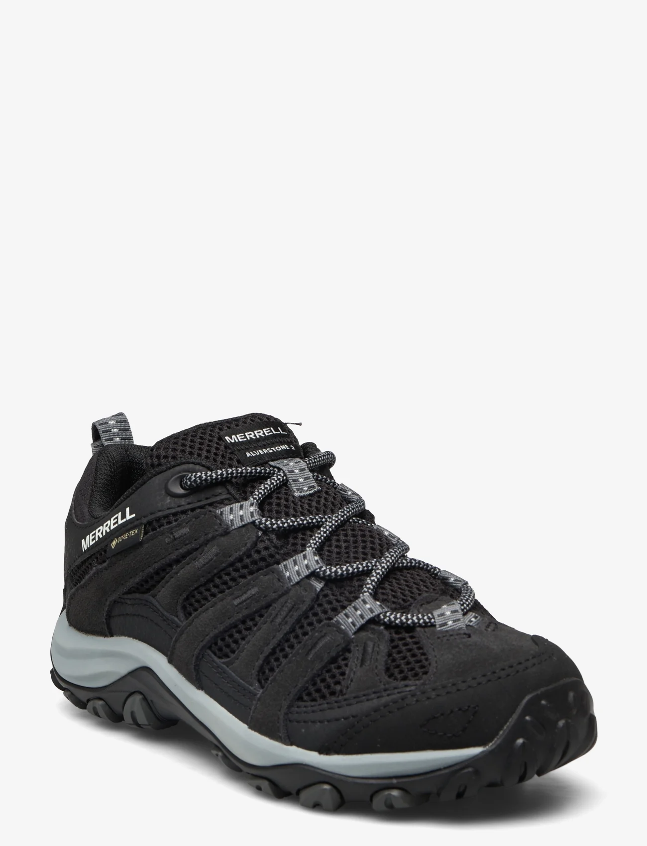 Merrell - Women's Alverstone 2 GTX - Black/Bl - pārgājienu/pastaigu apavi - black/black - 0