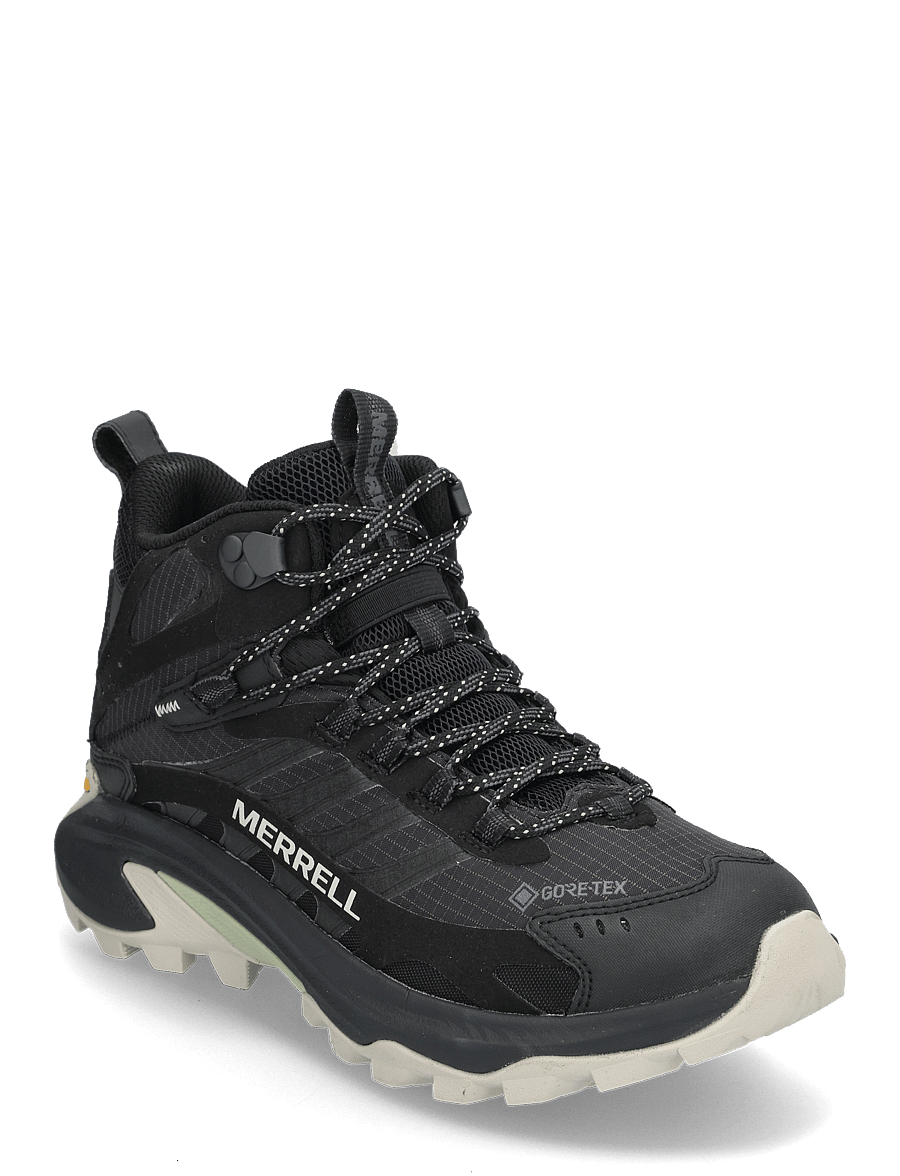 Merrell - Women's Moab Speed 2 Mid GTX - Blac - vandringsskor - black - 0