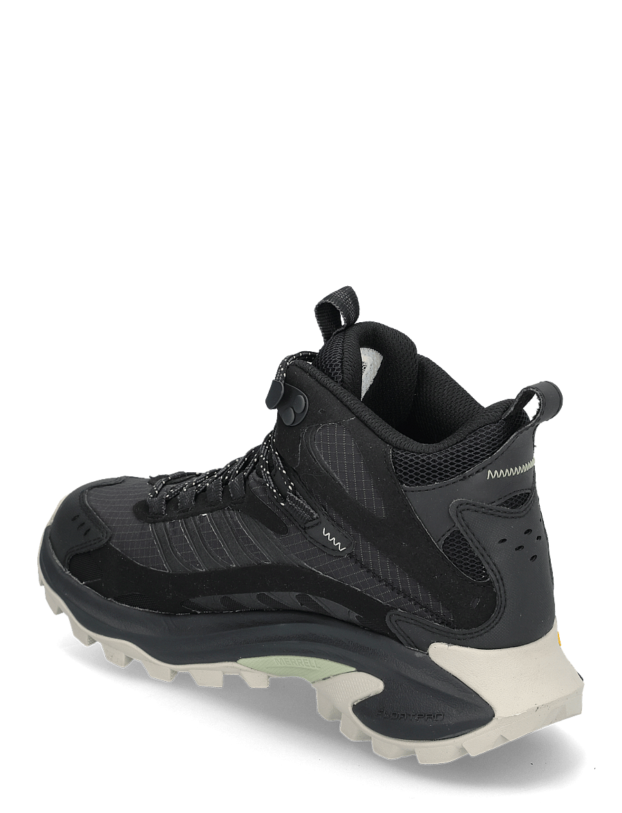 Merrell - Women's Moab Speed 2 Mid GTX - Blac - matka- ja kõndimisjalatsid - black - 2
