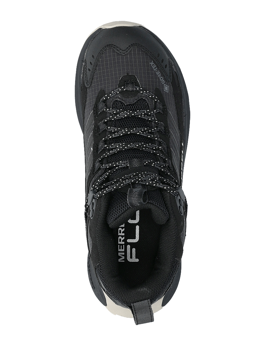 Merrell - Women's Moab Speed 2 Mid GTX - Blac - matka- ja kõndimisjalatsid - black - 3