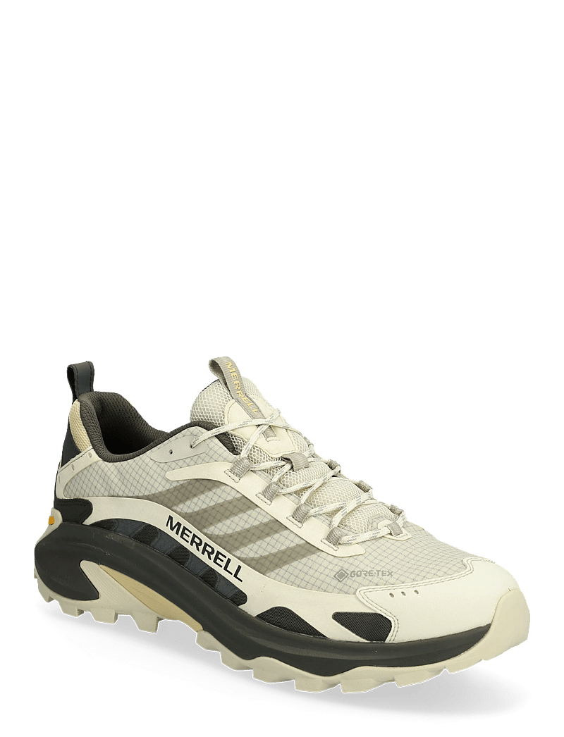 Merrell - Men's Moab Speed 2 GTX - Stucco - hiking shoes - green - 0