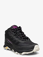 Merrell - Women's Moab Speed Mid GTX - Black - hiking shoes - black - 0