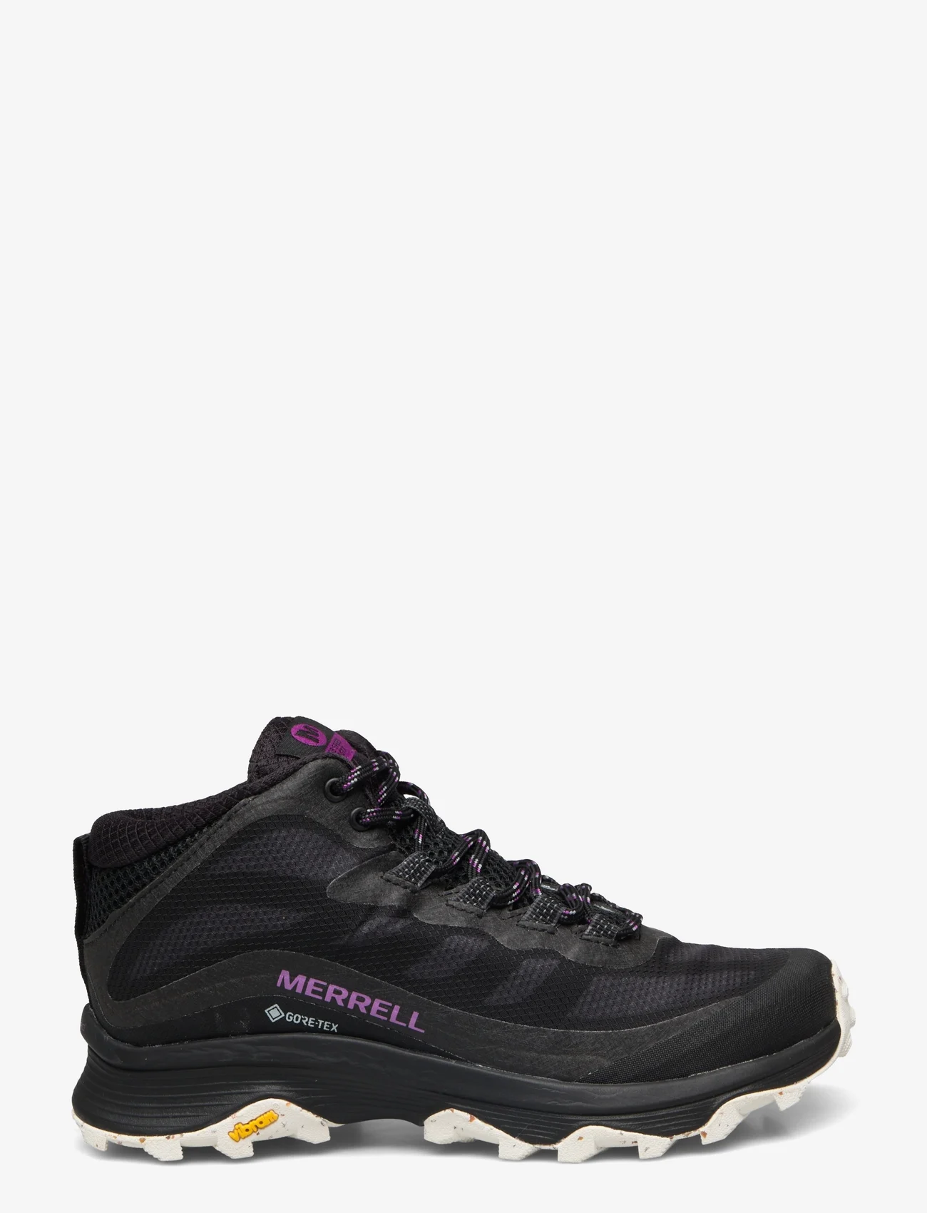 Merrell - Women's Moab Speed Mid GTX - Black - hiking shoes - black - 1