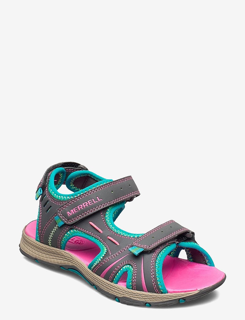 Merrell Kids Panther Grey/turq – sandals – shop at Booztlet