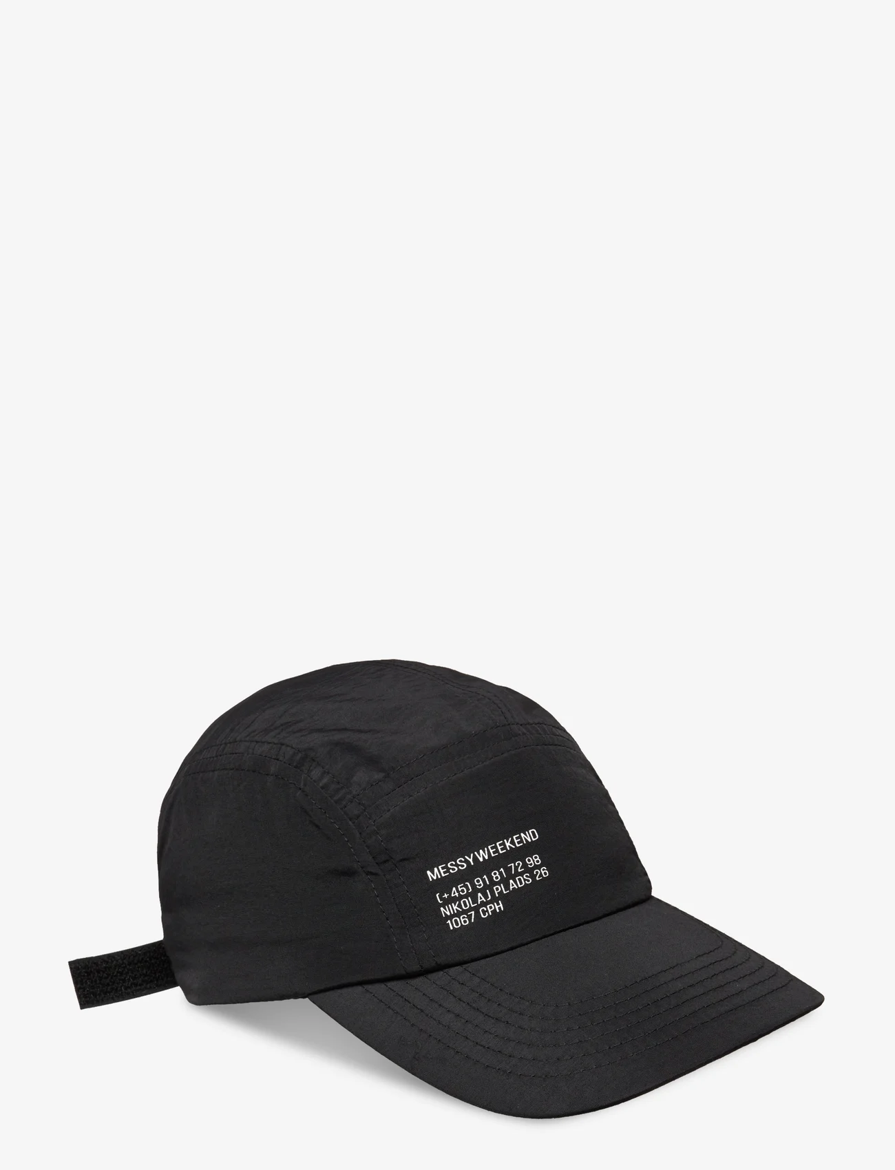 MessyWeekend - CAP1067 - kepurės su snapeliu - black - 0