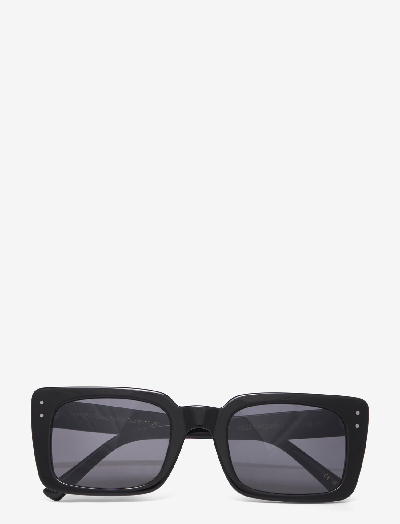 MessyWeekend - ANNA - eckige form - black grey - 0