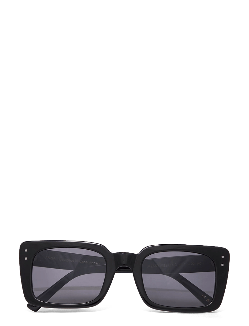 MessyWeekend - ANNA - eckige form - black grey - 0