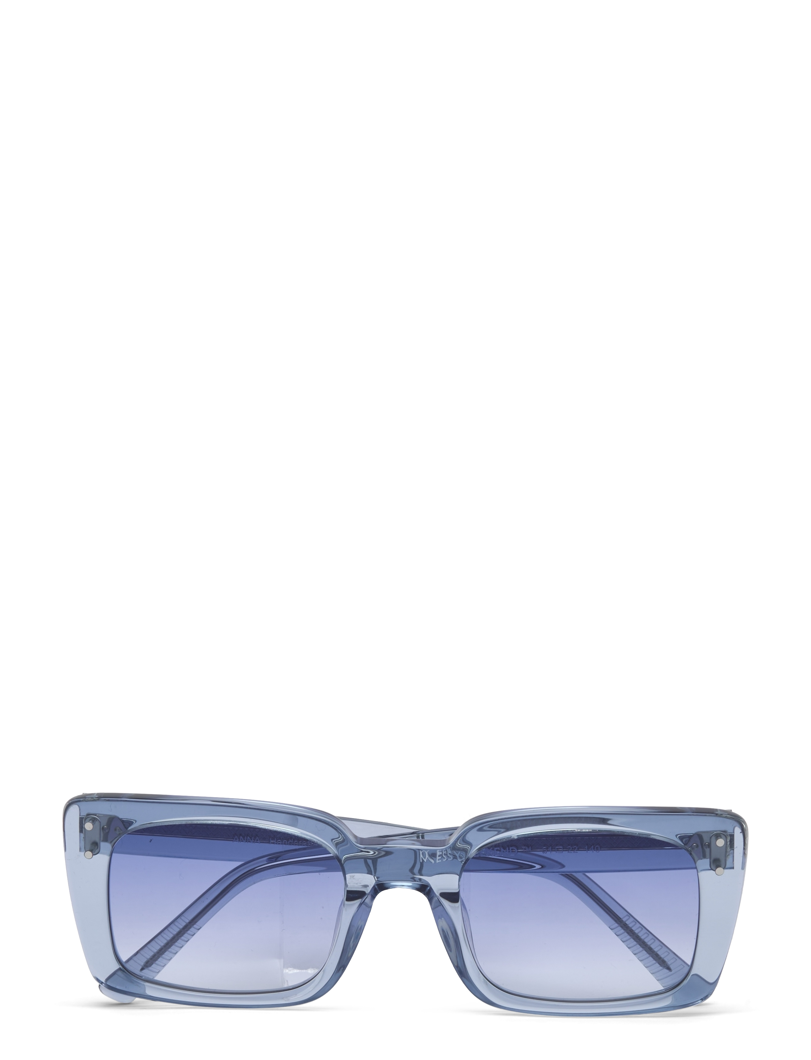 MessyWeekend - ANNA - firkantet innfatning - blue crystal - 1