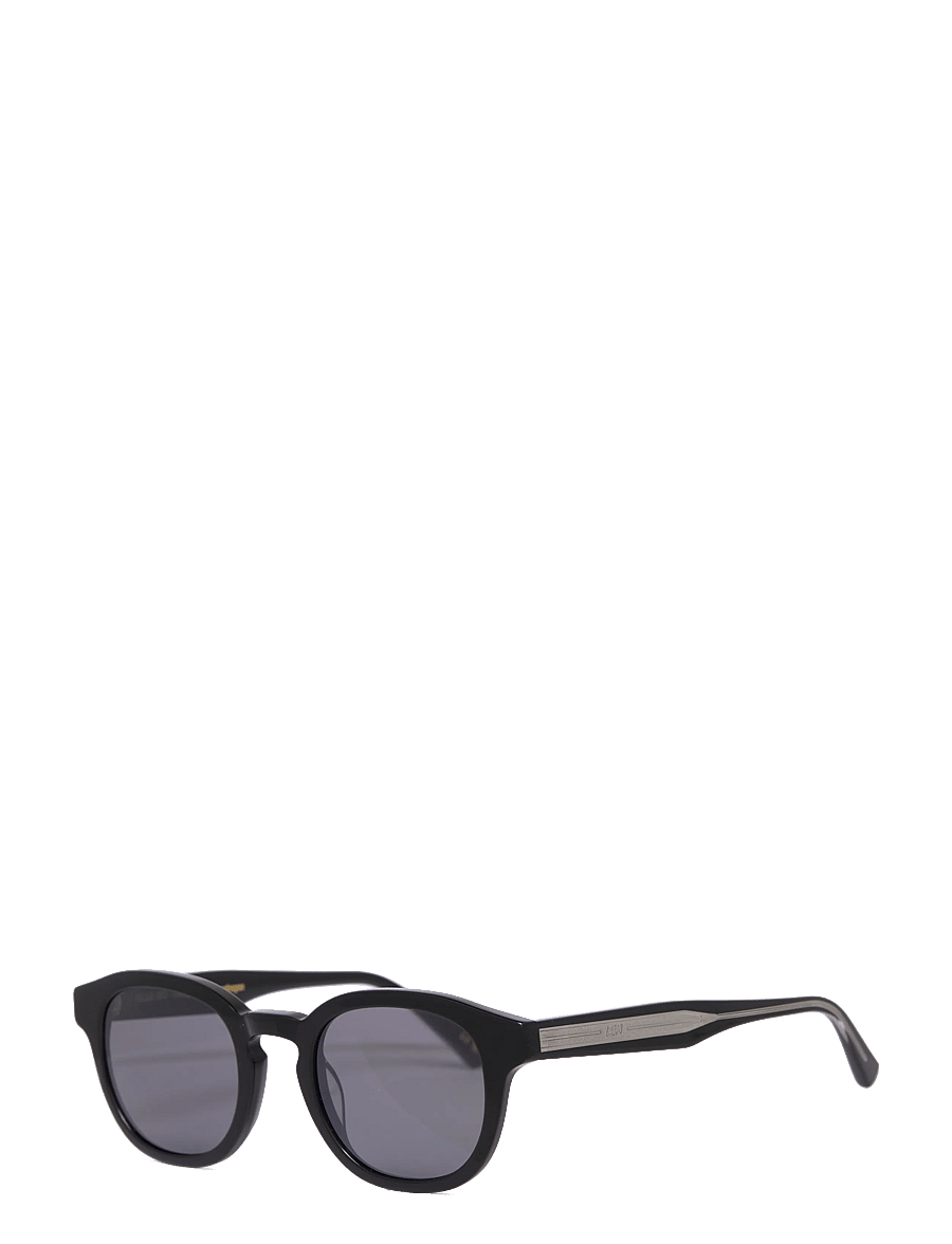 MessyWeekend - BILLE REVEAL - apvalūs akiniai nuo saulės - black transparent grey - 1