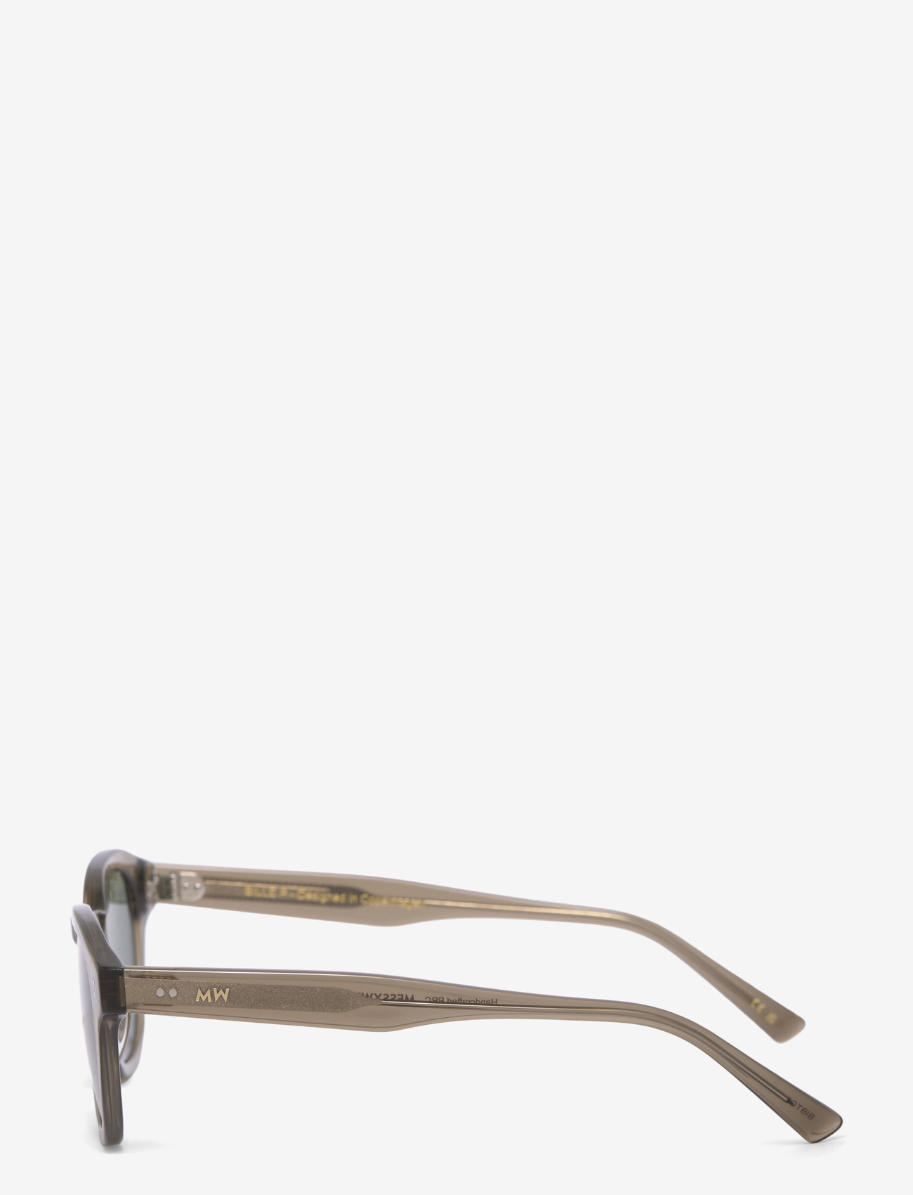 MessyWeekend - BILLE - runde solbriller - bottle green green polarized - 2