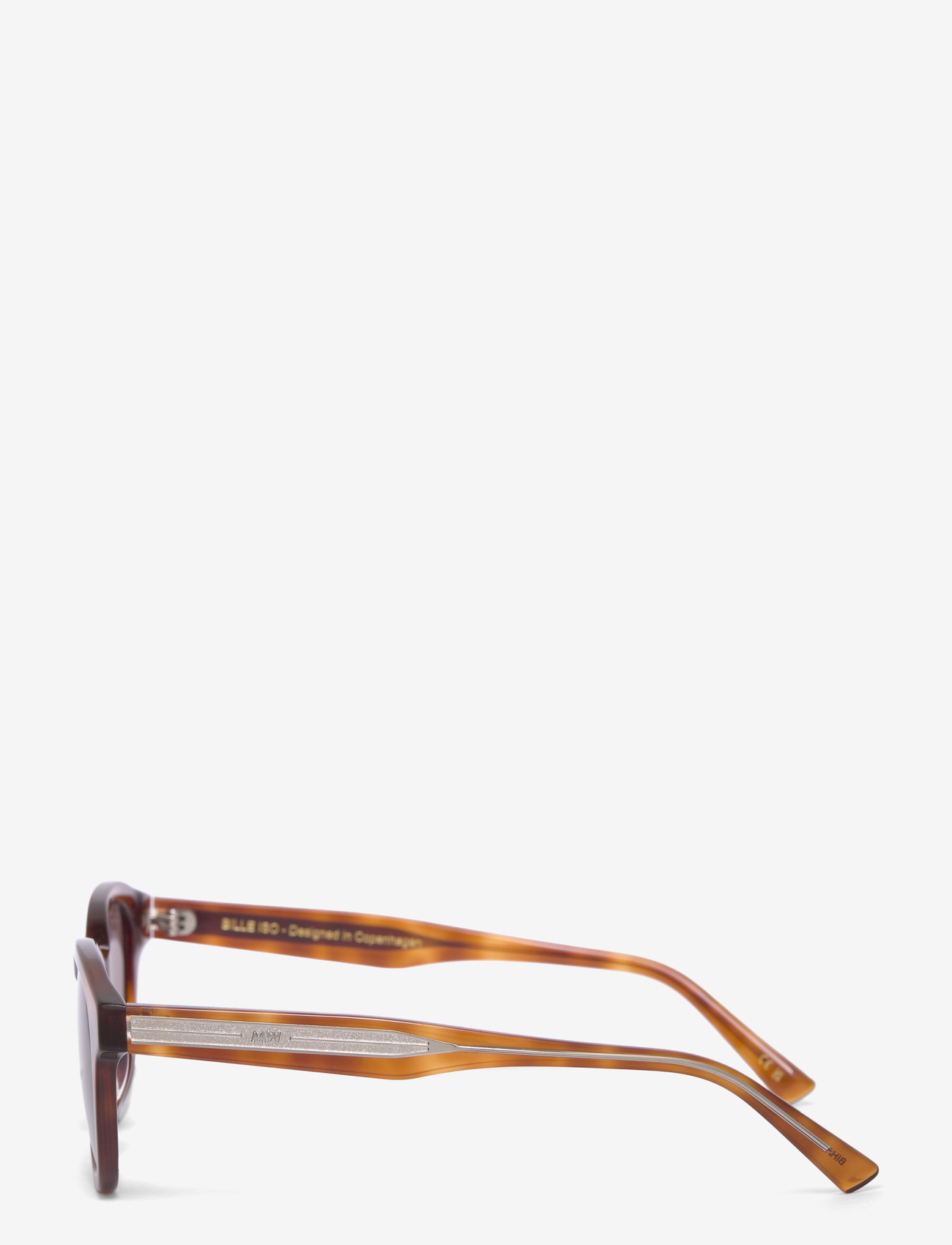 MessyWeekend - BILLE REVEAL - runde solbriller - havana transparent brown - 2