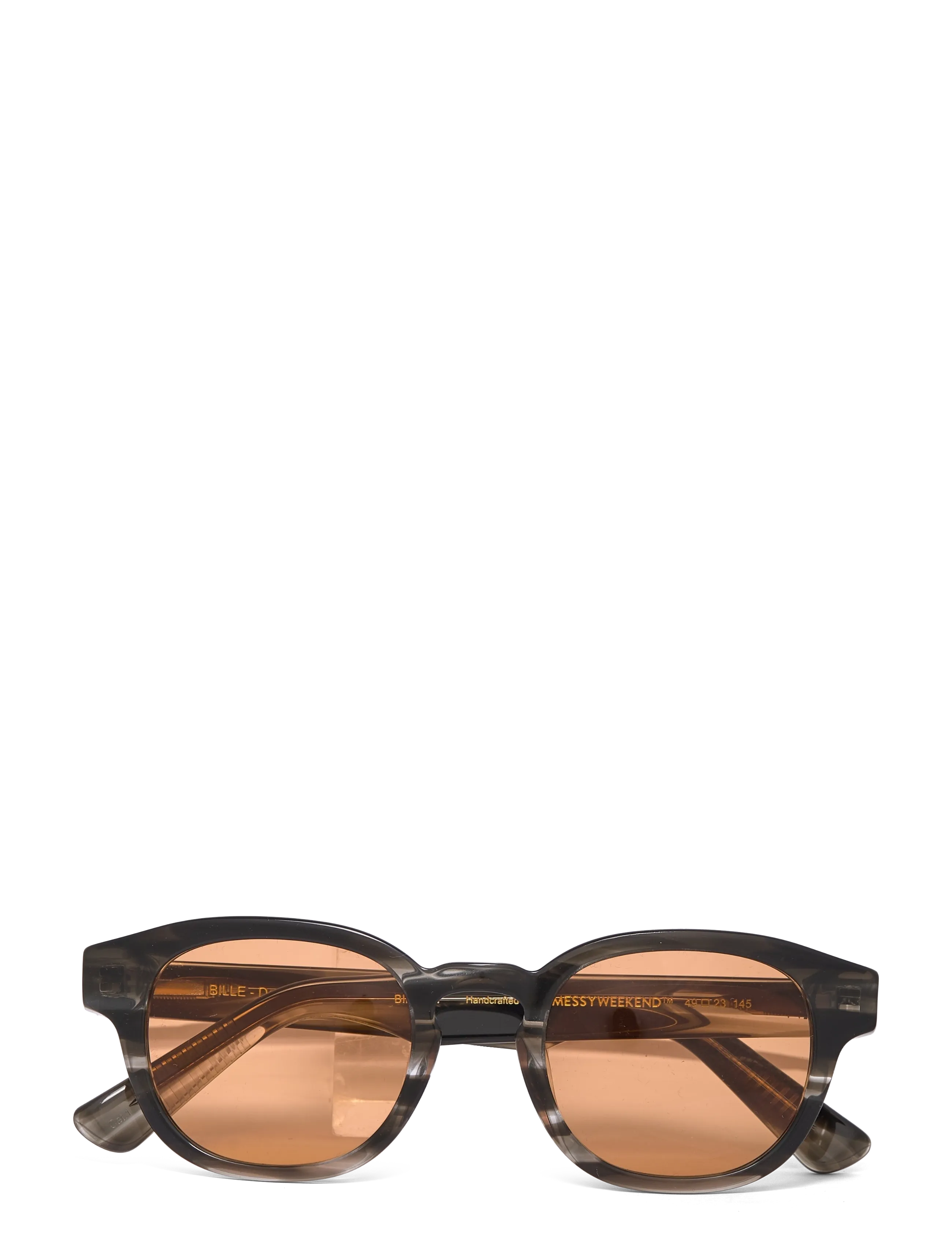 MessyWeekend BILLE - Solglasögon - HAVANA GREEN AMBER / grey